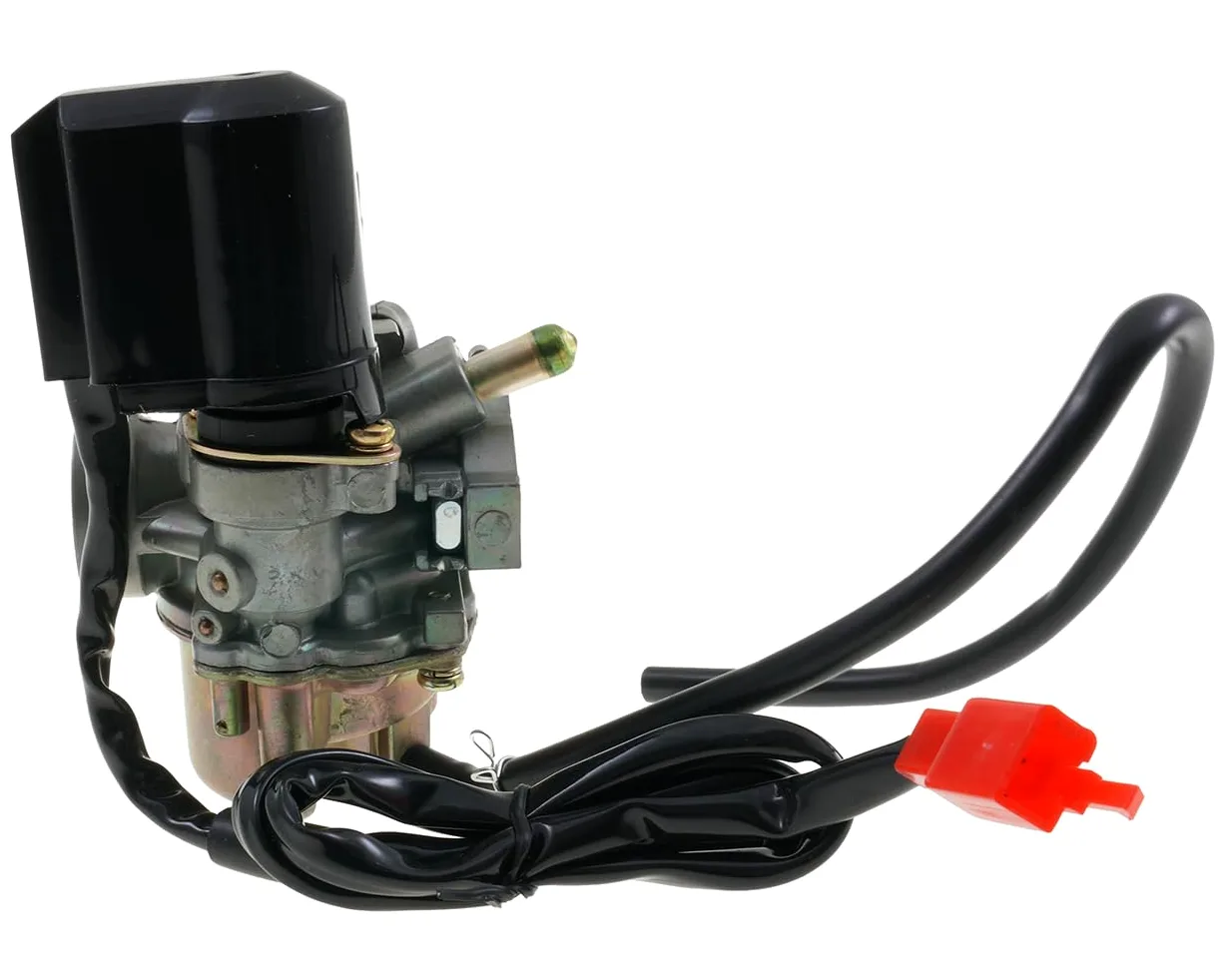 Carburador 2EXTREME 12mm compatible con Peugeot, Honda, Kymco vertical – con estárter eléctrico, distancia orificios 35mm – repuesto para Speedfight, Buxy, Elystar