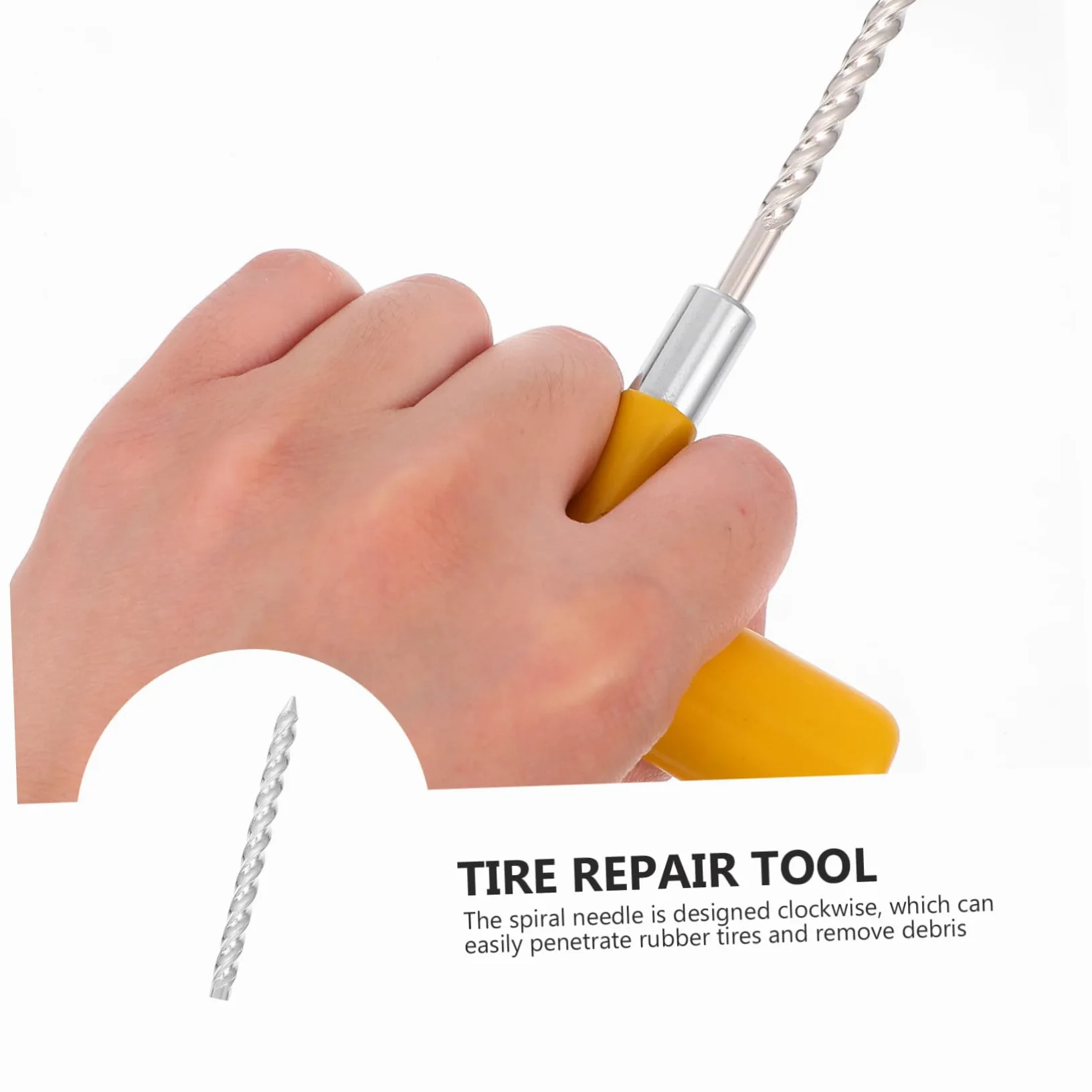 Kit de Reparación de Neumáticos Portátil de Emergencia 100 Piezas | Acero, Goma, Aleación de Aluminio y Plástico, Ligero y Portátil, para Reparación de Coche Momento