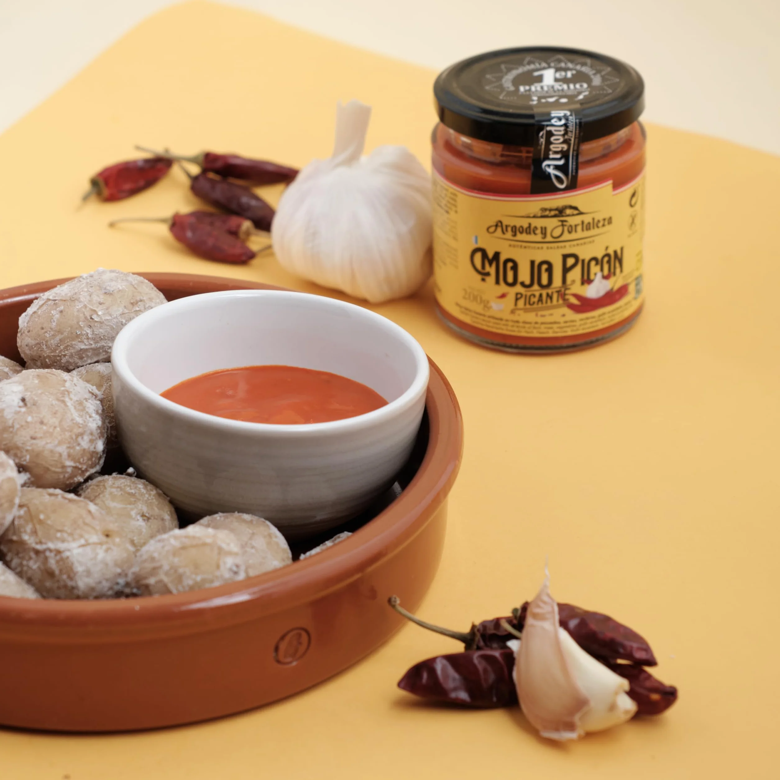 Argodey Fortaleza Mojo Picón Picante 200g - Autentica Salsa Canaria para Untar