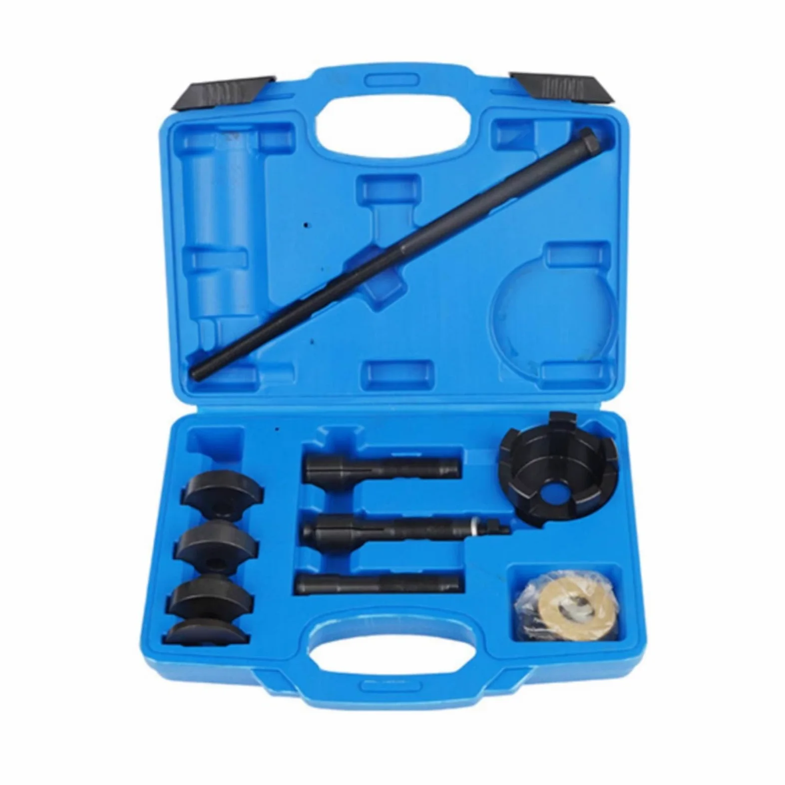 perfeclan Extractor de Rodamientos de Motocicleta Juego Completo para Bujes de Rueda Varilla de Tracción y Componentes Acero al Carbono Caja con Asa Integrada