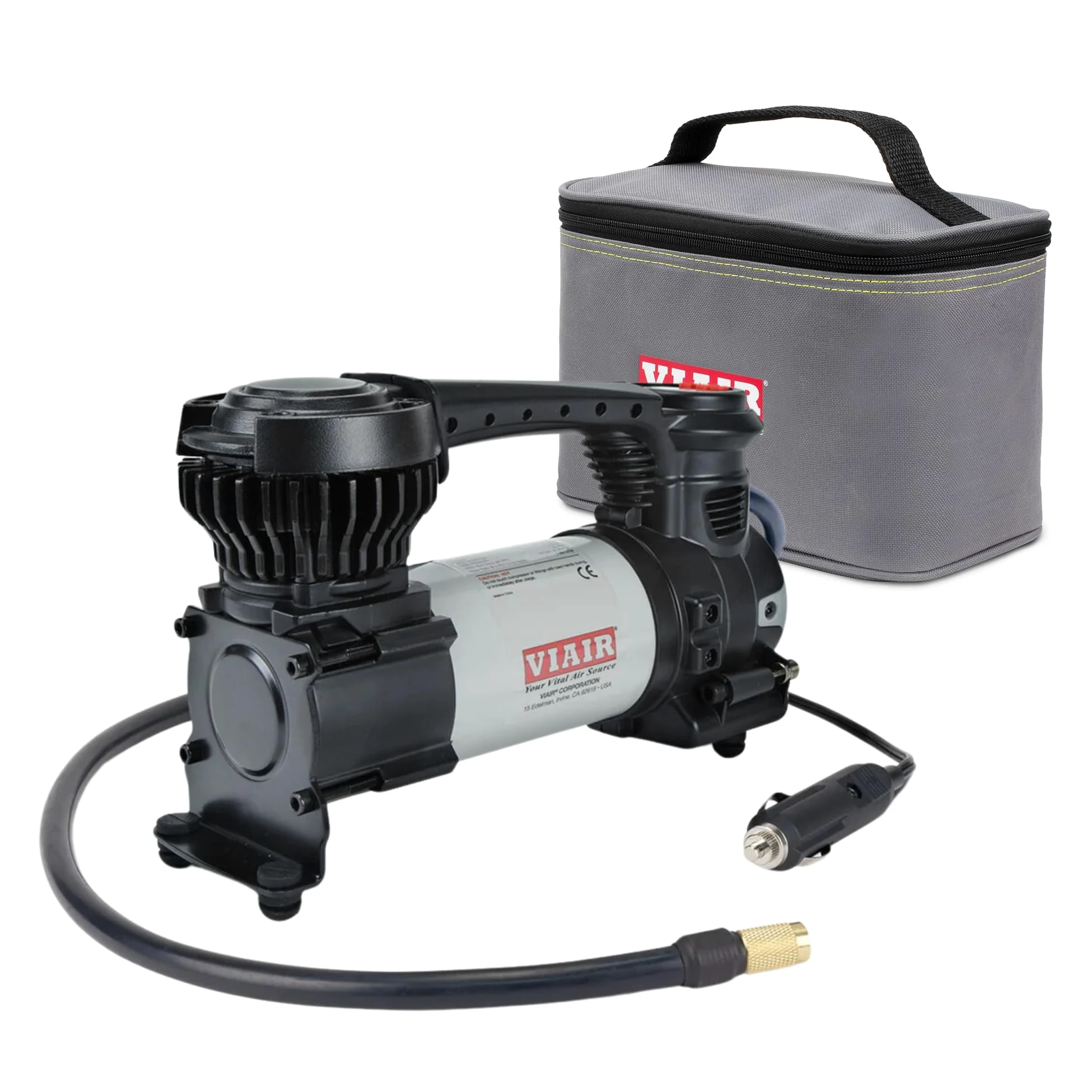 VIAIR Digital EVC85P - Inflador de neumáticos portátil para automóvil, SUV y camión | Función de apagado automático preestablecido | Bomba de neumáticos de carretera de 12 V compresor de aire 60 PSI