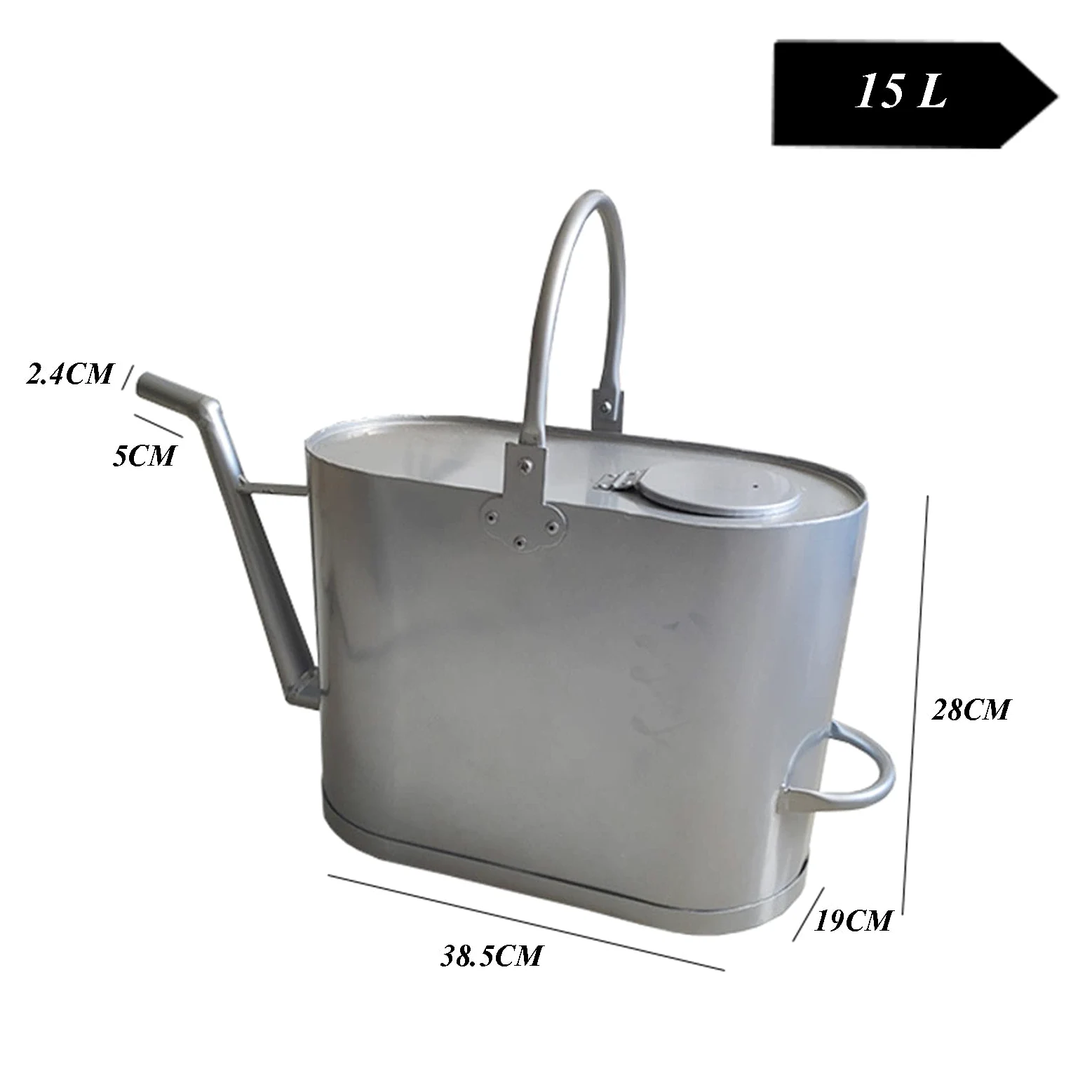 BHBXZZDB Garrafa bidon de Metal de 5L/10L/15L/20 litros Ideal para Gasolina y químicos también como deposito para Aire Acondicionado Camping Furgoneta Camper