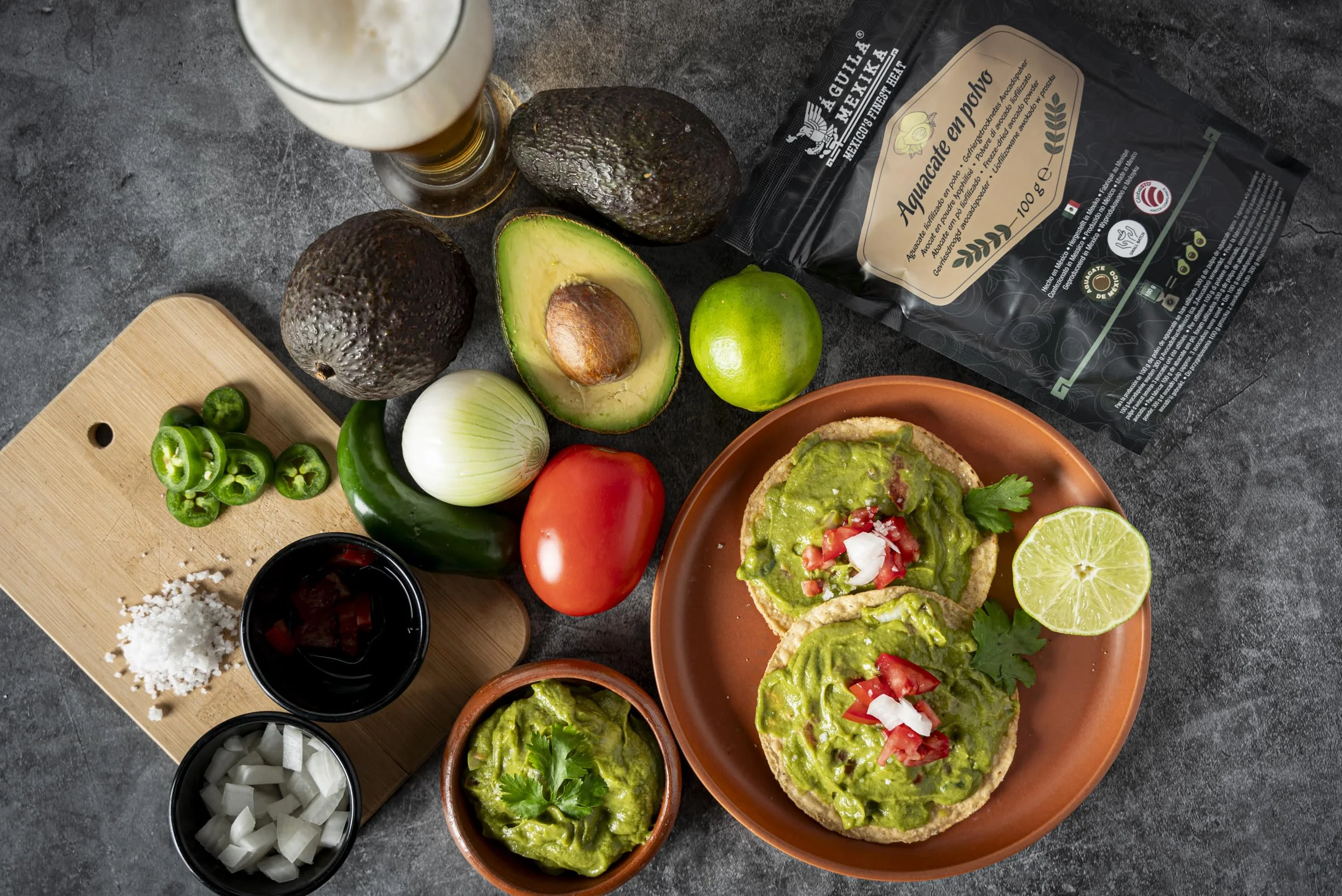 ÁGUILA MEXIKA Aguacate en polvo 2-Pack Hass liofilizados