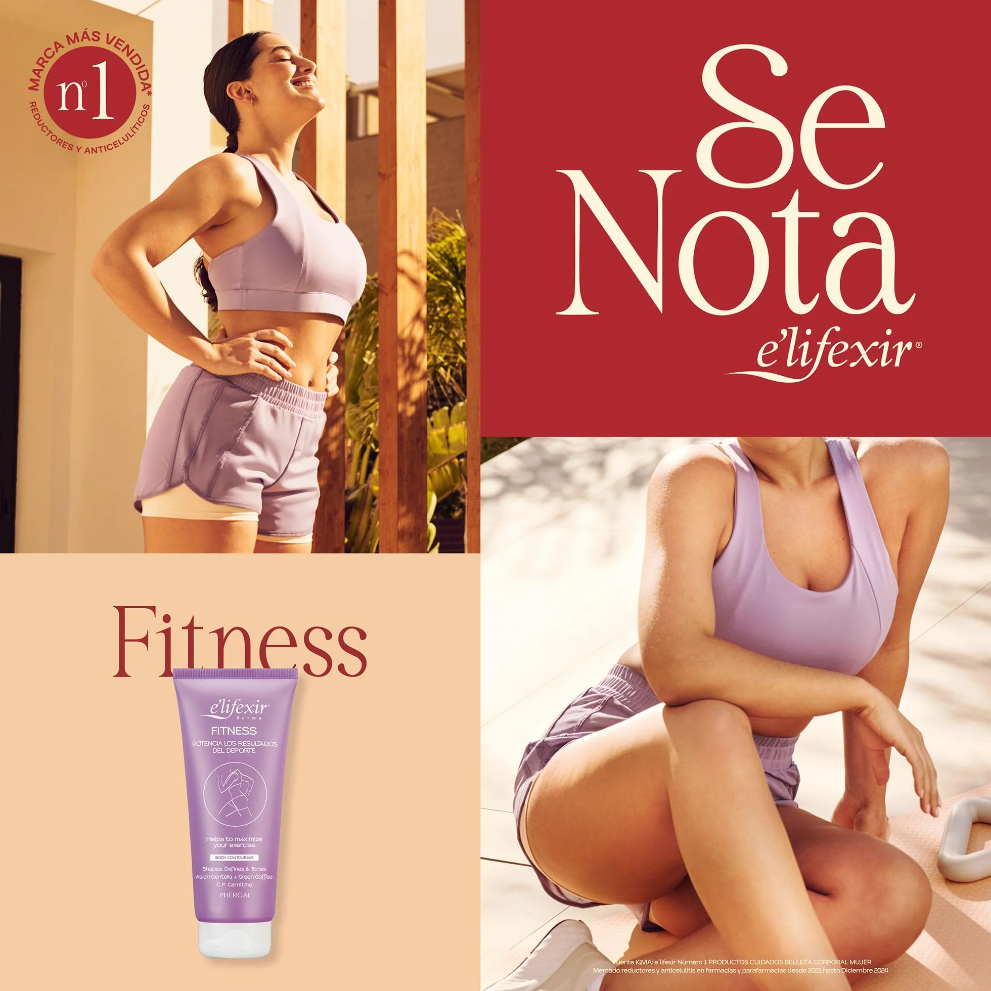 Elifexir Fitness Gel Remoldeador y Reafirmante Corporal, Café Verde, 200 ml