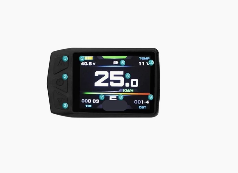 Velocímetro Para KT TF01U | Velocímetro Digital Bicicleta Y Motocicleta Para KT TF01U