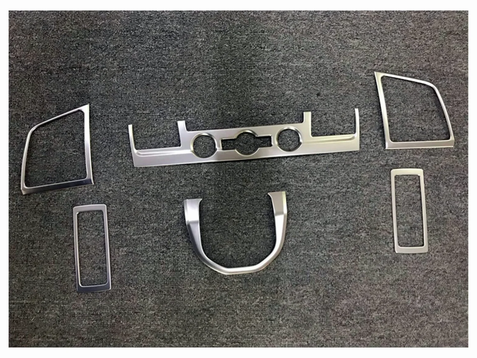 MENGKE Ajuste for Volkswagen Transporter (T6) Caravelle 2017 2018 2019 Set de bobholte de Acero Inoxidable Conjunto de Accesorios for automóviles Interior 6pcs