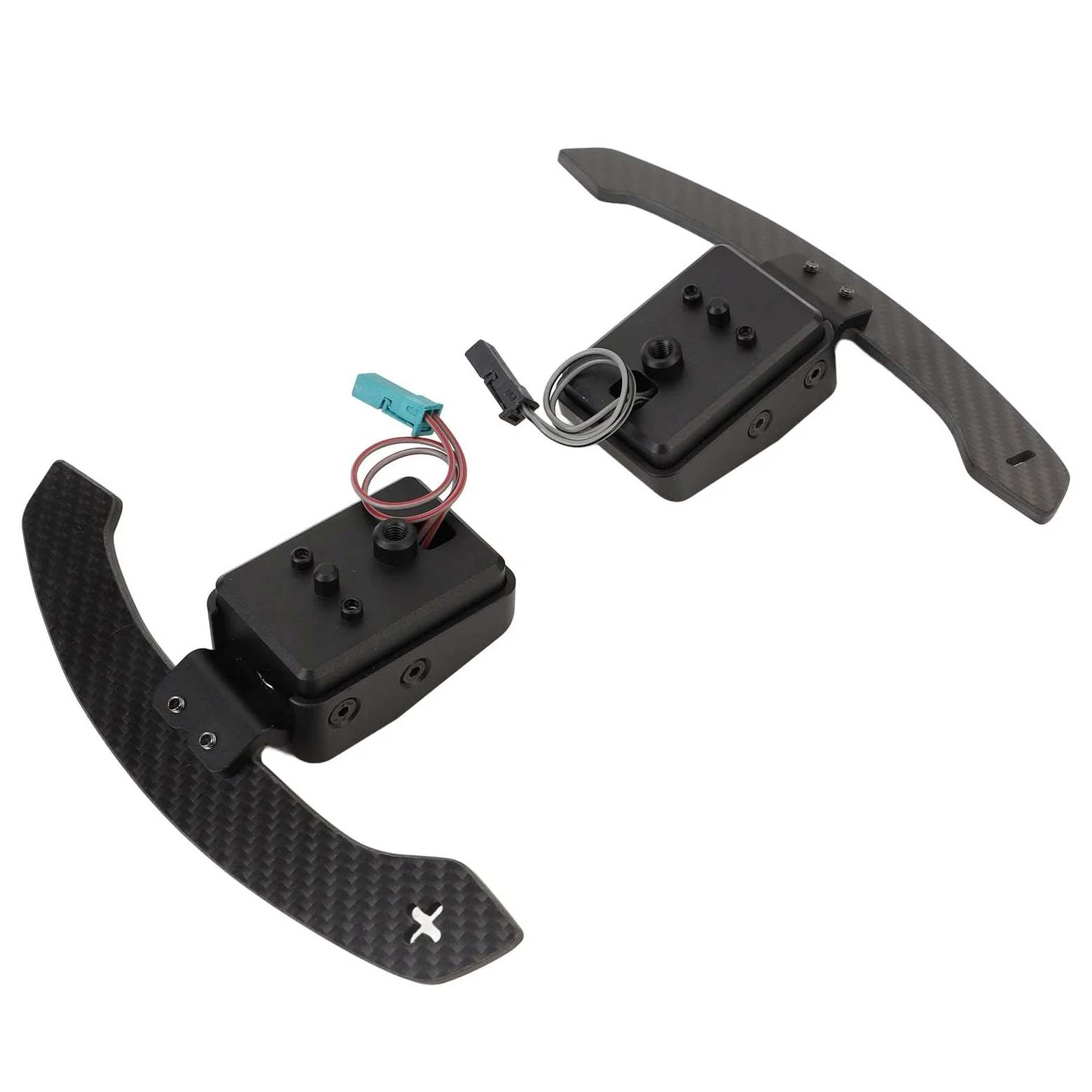 1 par de Extensiones Magnéticas de Paleta Volante Fibra Carbono para 1 Serie F20 F21 2 Series F22 F23 F45 F46