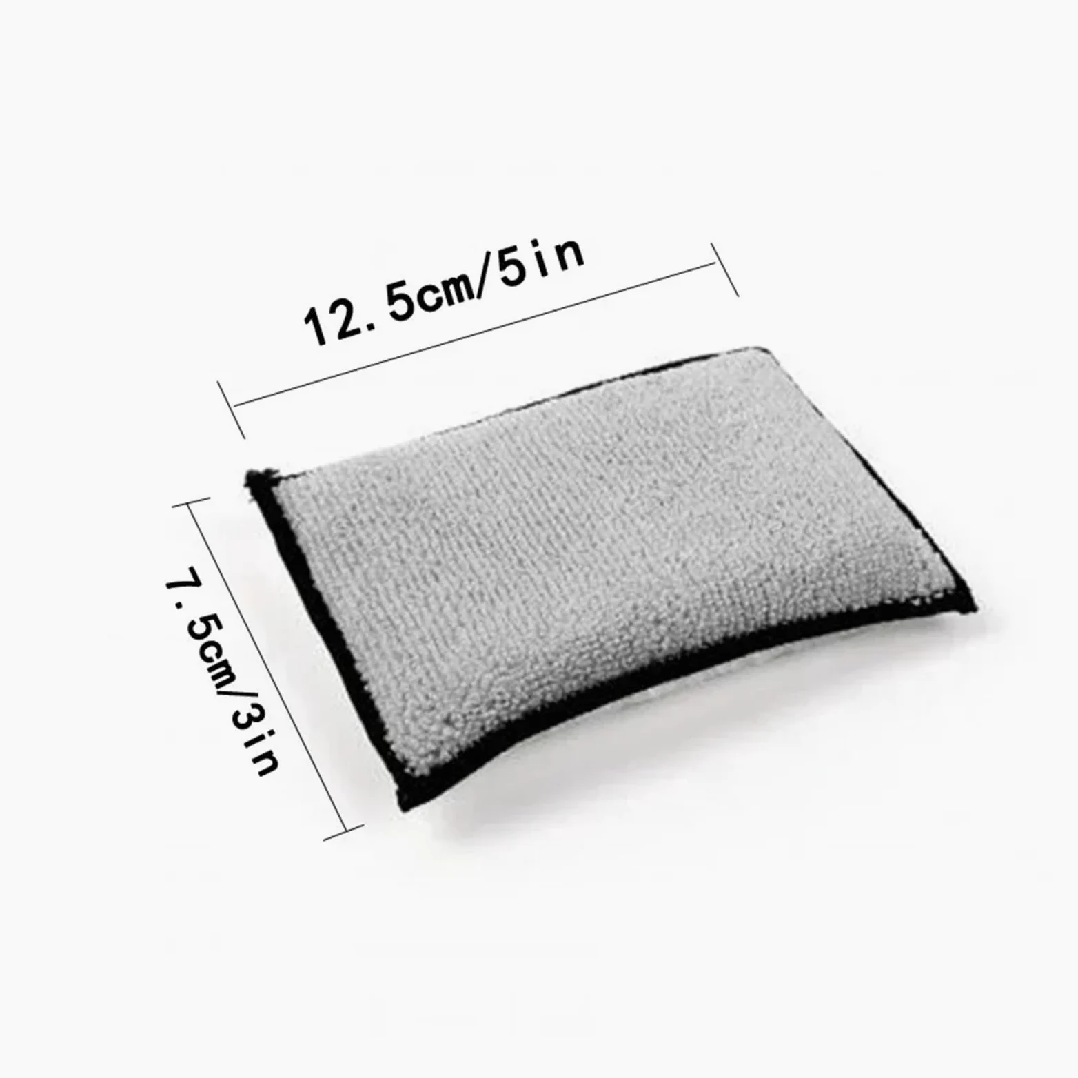 2/24 piezas Esponjas de microfibra suaves doble cara for limpieza cuero coche, toallas for encerar y herramientas detallado automotriz(24pcs)