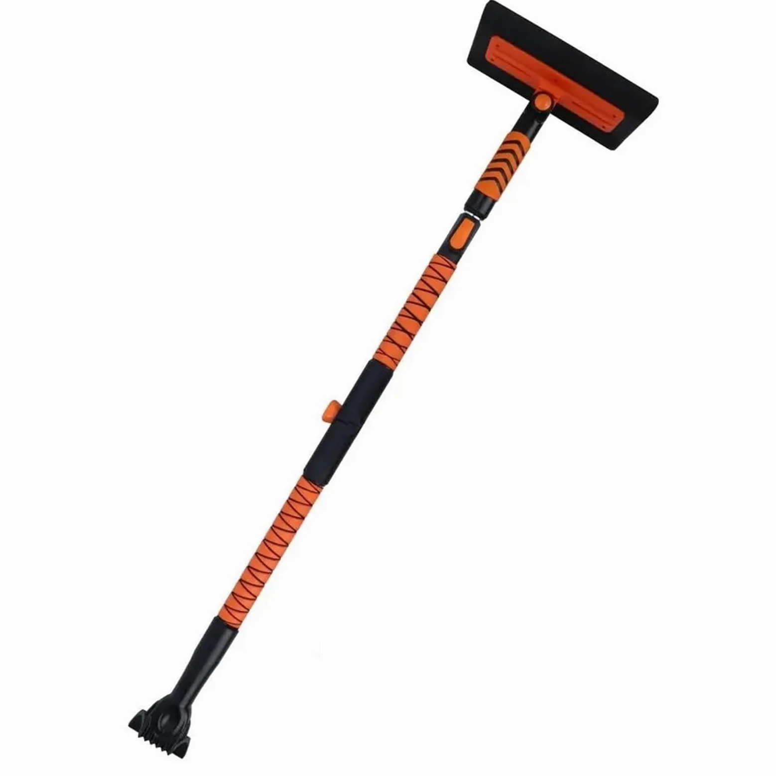 Escoba de nieve extensible de 60 pulgadas y raspador de hielo para coche, cepillo de nieve flexible con cabezal de espuma de 12.2 pulgadas para quitar la nieve del parabrisas de coche, camión, SUV