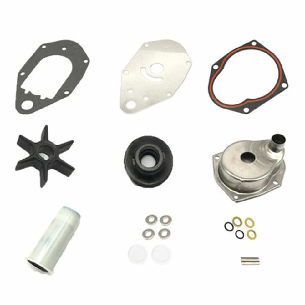 EasyByMall Kit de reparación de bomba de agua para Mercury Mariner Outboard 40-60HP, repuesto de impulsor compatible con 46-812966A12 812966A11