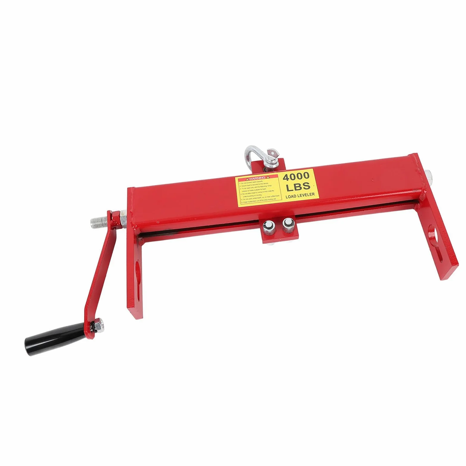 Grúa Elevadora para Motores, Grúa Hidráulica Plegable de Alta Resistencia de 1814 Kg (4000 lbs) con Ruedas Flexibles y Nivelador de Motor, para Talleres Mecánicos y garajes.