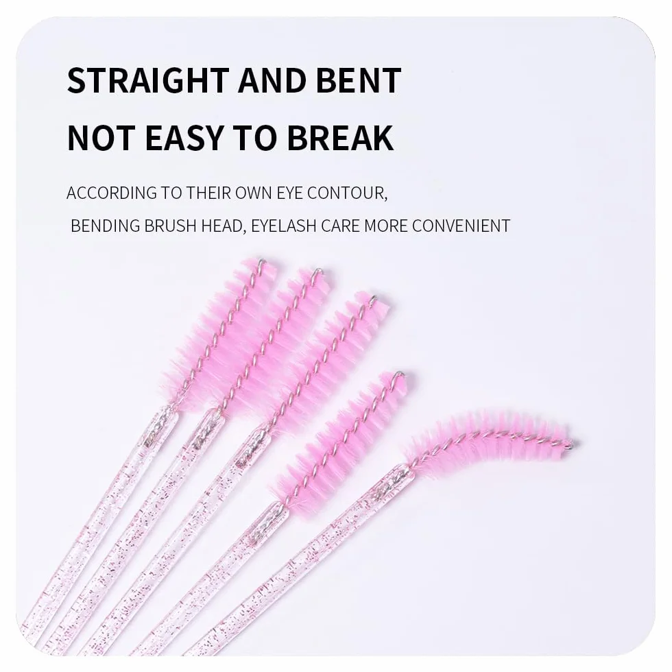 Cepillos de Pestañas 300pcs Brocha de Pestañas LashBrush-B Crystal