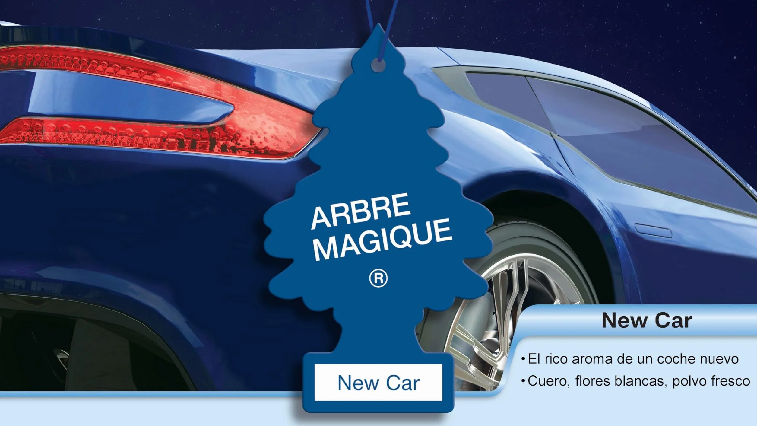 Kit de 3 Perfumadores Ambientadores Pino New Car Arbre Magique® Super Aroma de Larga Duración para Coche, Casa, Oficina, etc.