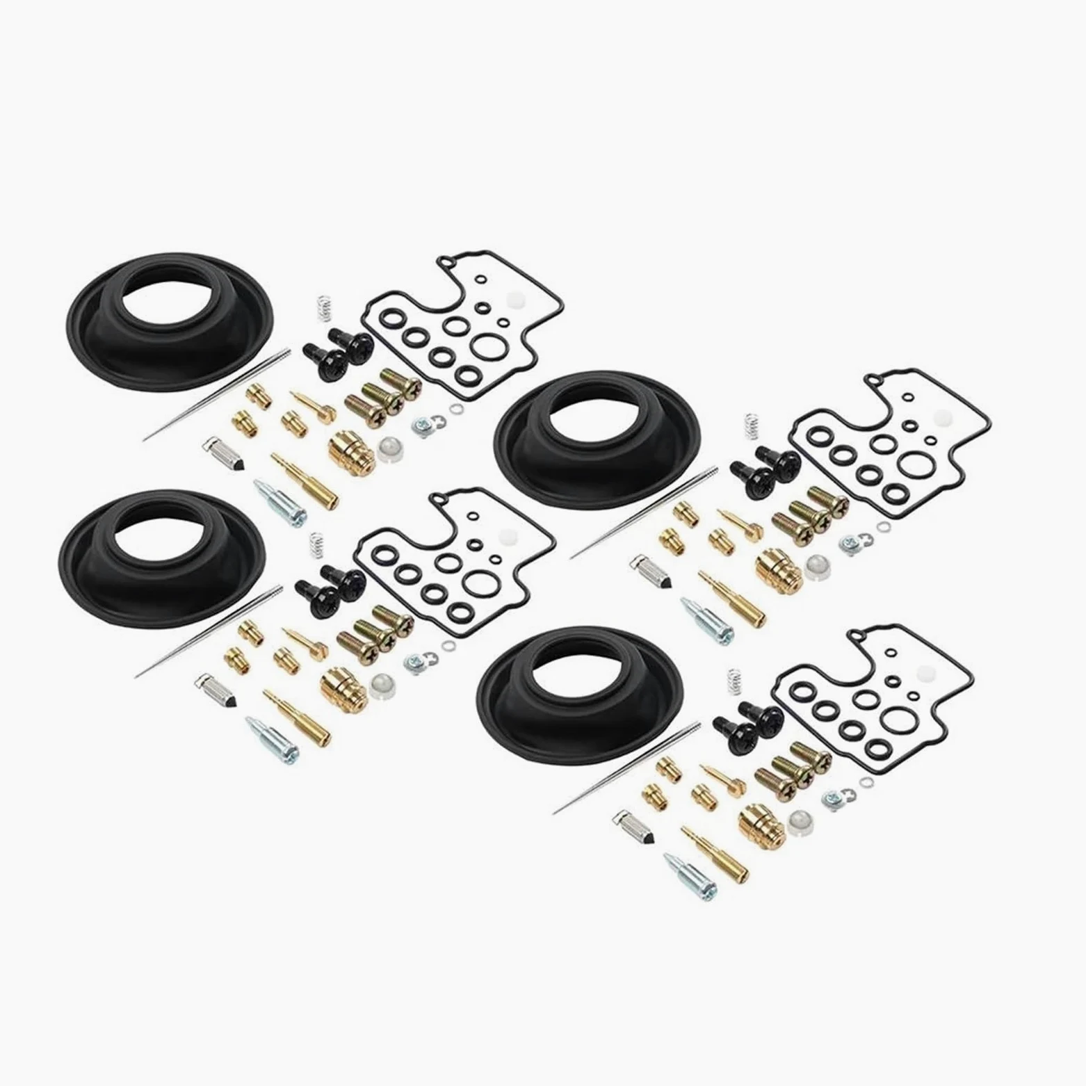 4 Juegos De Juntas Kit Reparación Carburador Motocicletas Para Yamaha YZF-R1 1998-2001 1999 2000 Regiones