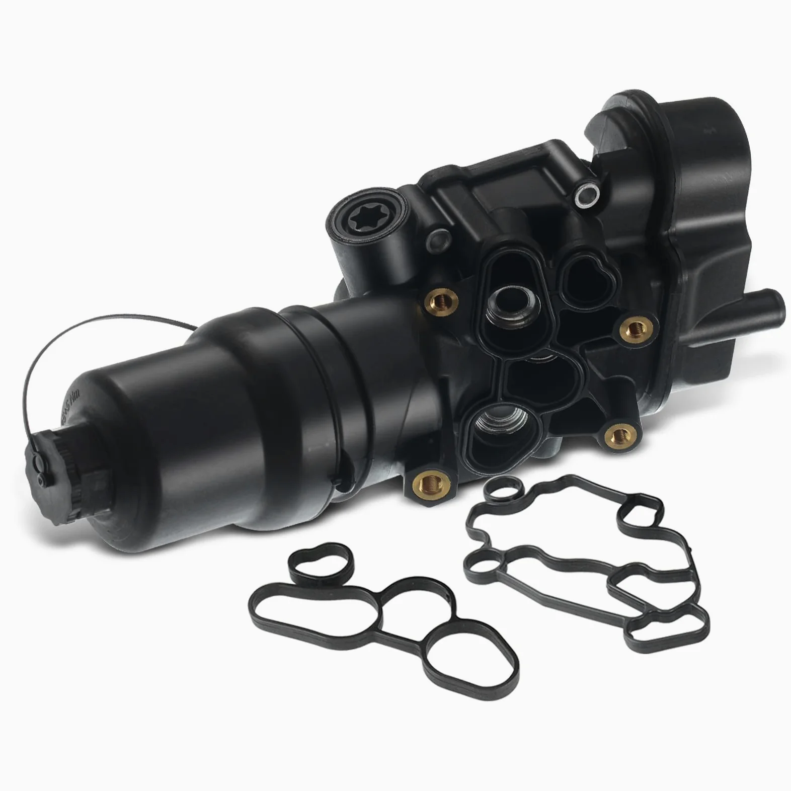 Frankberg Carcasa del filtro de aceite 06D115397J | Compatible con: Golf V 1K1, Altea XL 5P5 5P8, E.O.S 1F7 1F8, León 1P1, A3 8P1, O.c.t.a.v.i.a II 1Z3, P.a.s.s.a.t 3C2