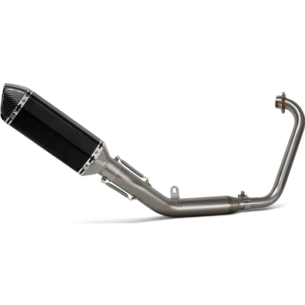 Silenciador de escape de motocicleta Silenciador De Escape Completo Para Motocicleta Para Zontes ZT125 U1 G1 Z1 Z2 2021-2025 Con DB Killer(C)