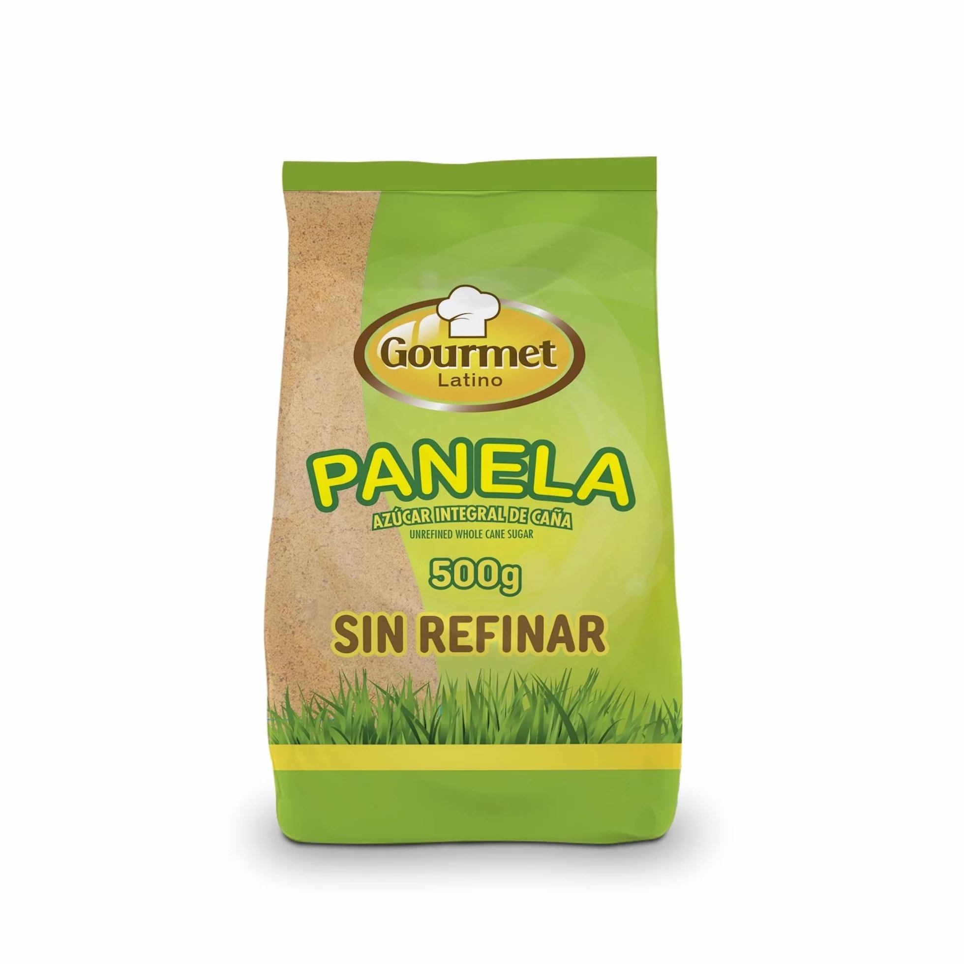 Panela Pulverizada 500 g Rica en Vitaminas y Minerales Azúcar Integral de Caña Sin Refinar Gourmet Latino