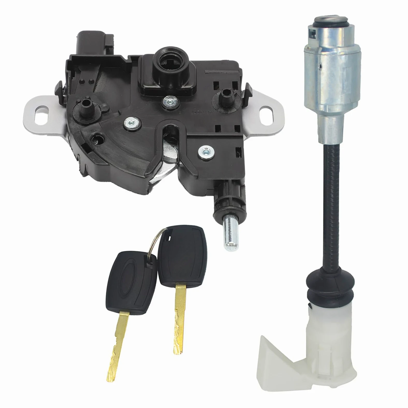 Pestillo de liberación de capó y bloqueo de capó compatible con Focus MK2, C-Max MK1, 1343577 3M5116700BC 3M5116700AC 24.8cm