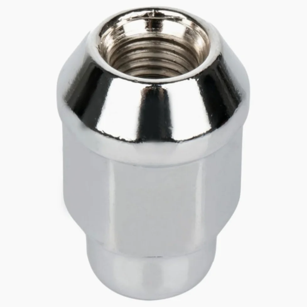 20 tuercas hexagonales cromadas 7/16-20 de bellota de 3/4 (19 mm) (acero endurecido a través)