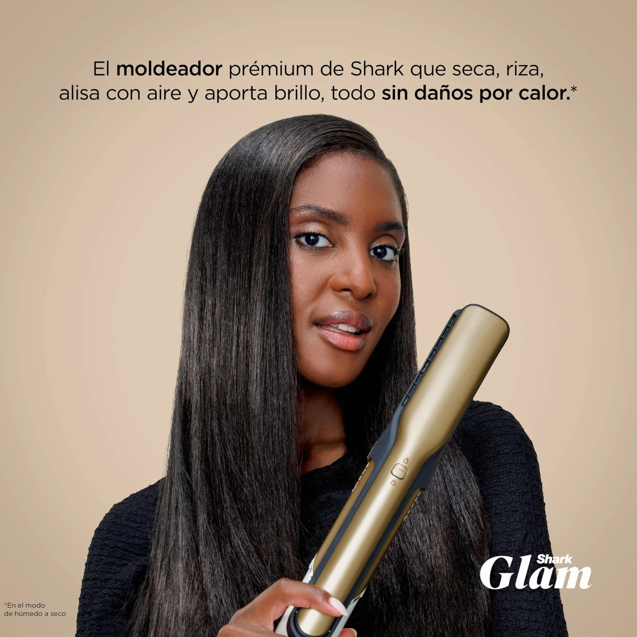 Shark Glam Multi-Styler Rizador Ondas Rizos Automático Difusor Concentrador Turbo Cepillo Aire Plancha
