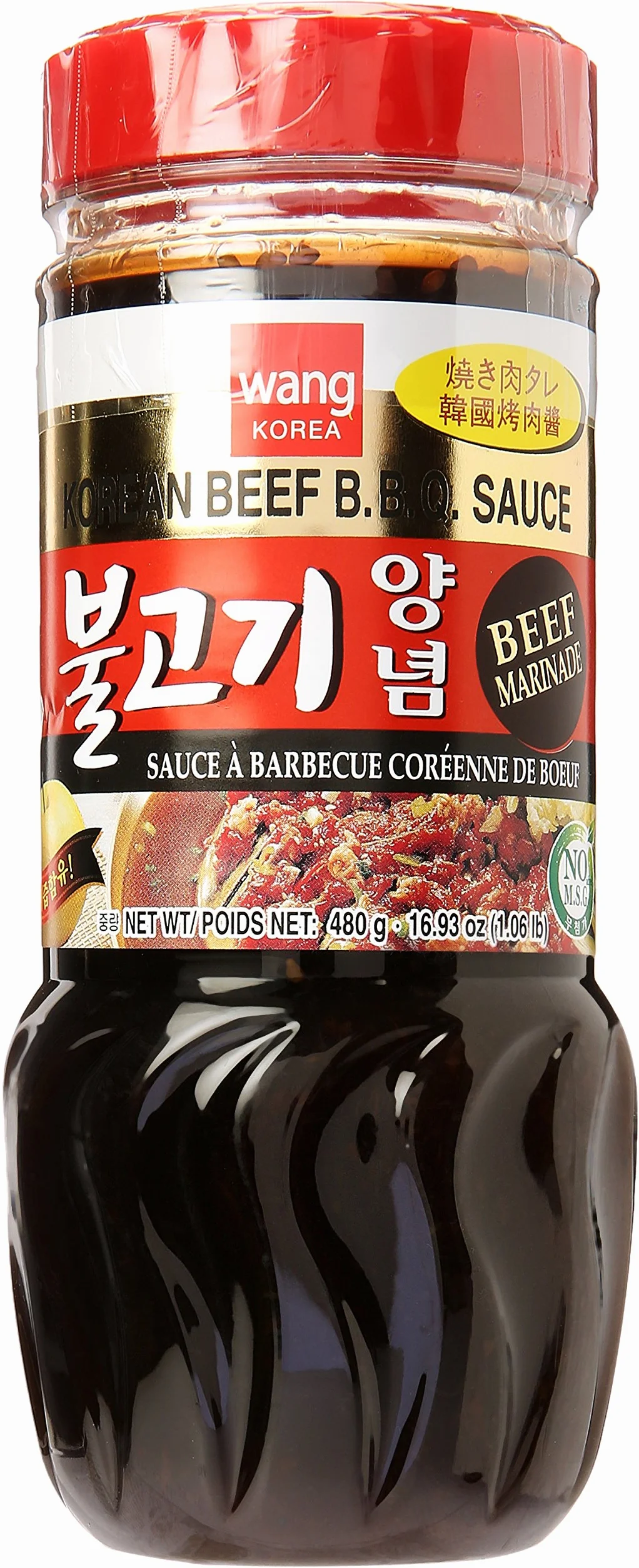 Wang Salsa de Barbacoa Coreana Bulgogi Korean Beef BBQ Sauce 480g