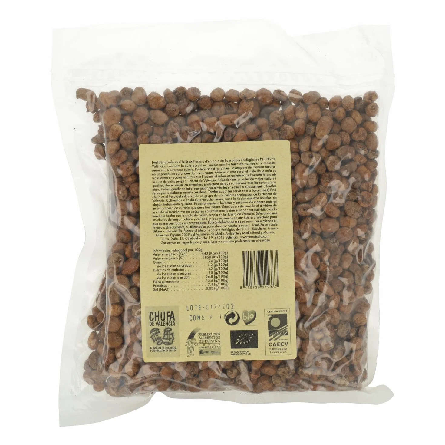 Chufa Valenciana Terra i Xufa 1 kg - Ideal para Horchata Casera