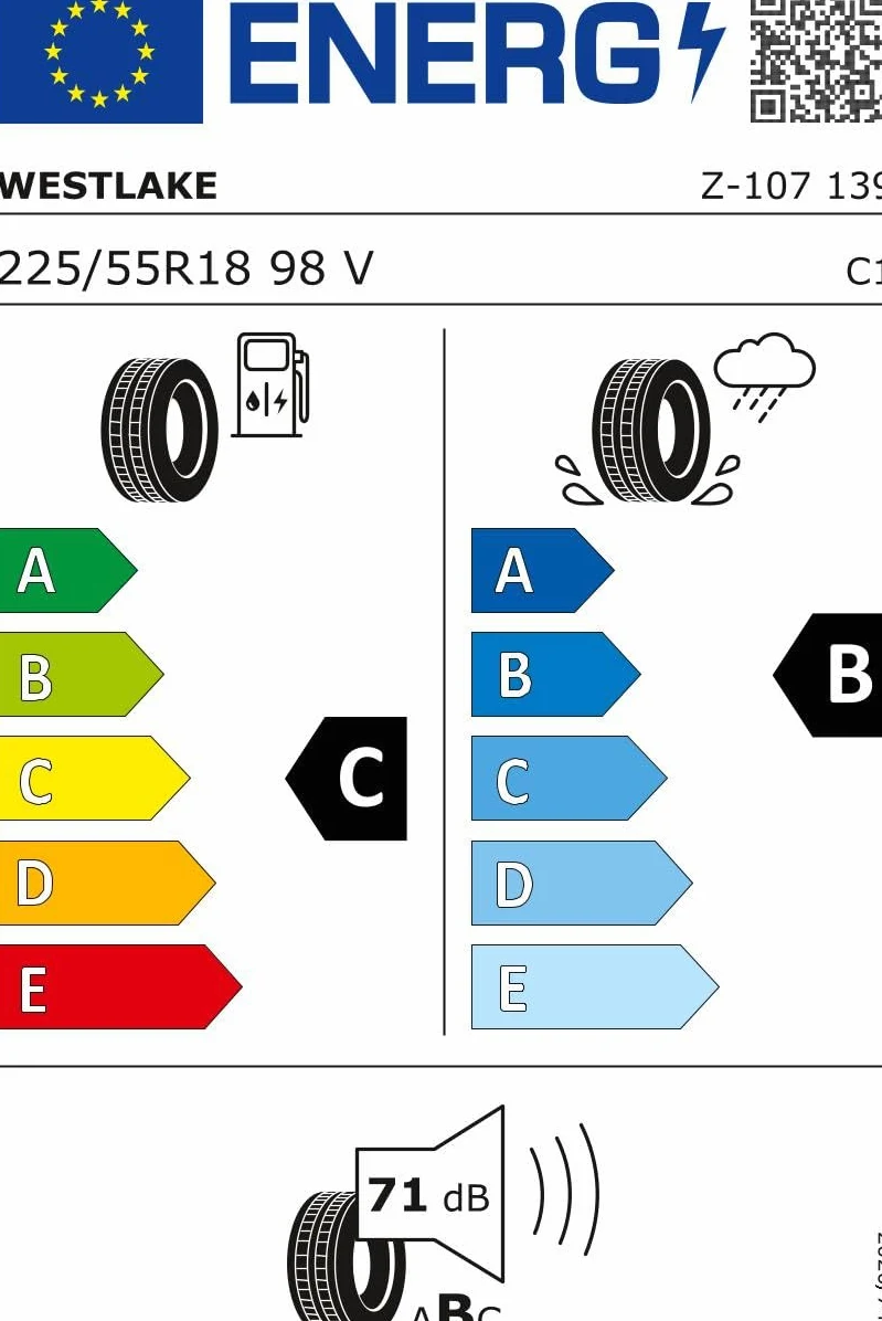 WESTLAKE 225/55 R18 98V Neumáticos de Verano Auto