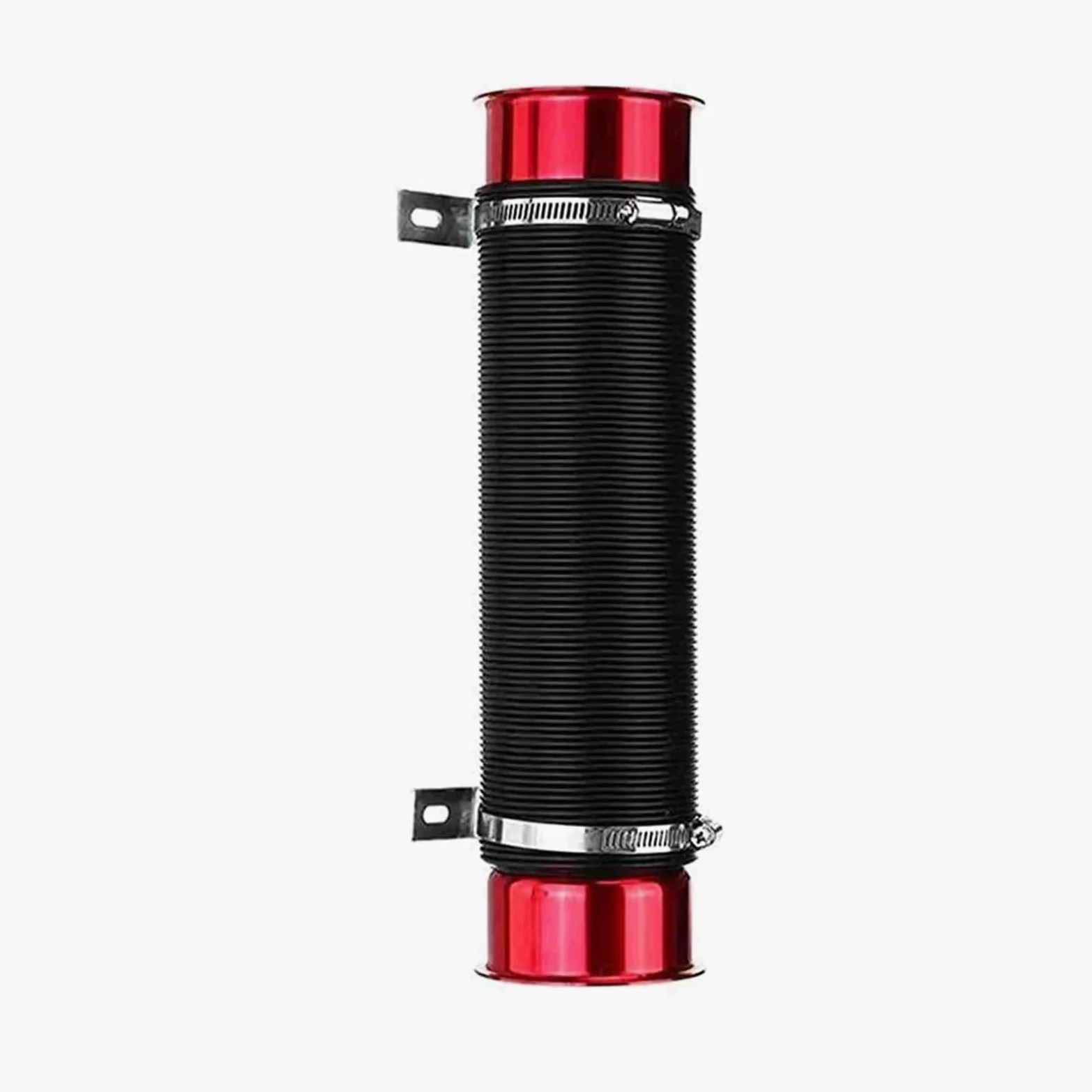 Kit de Manguera Flexible de conducto de alimentación para Filtro de Aire de Coche de 76 mm y 1 m con Abrazadera de Entrada de tobera, Tubo de admisión de Aire A