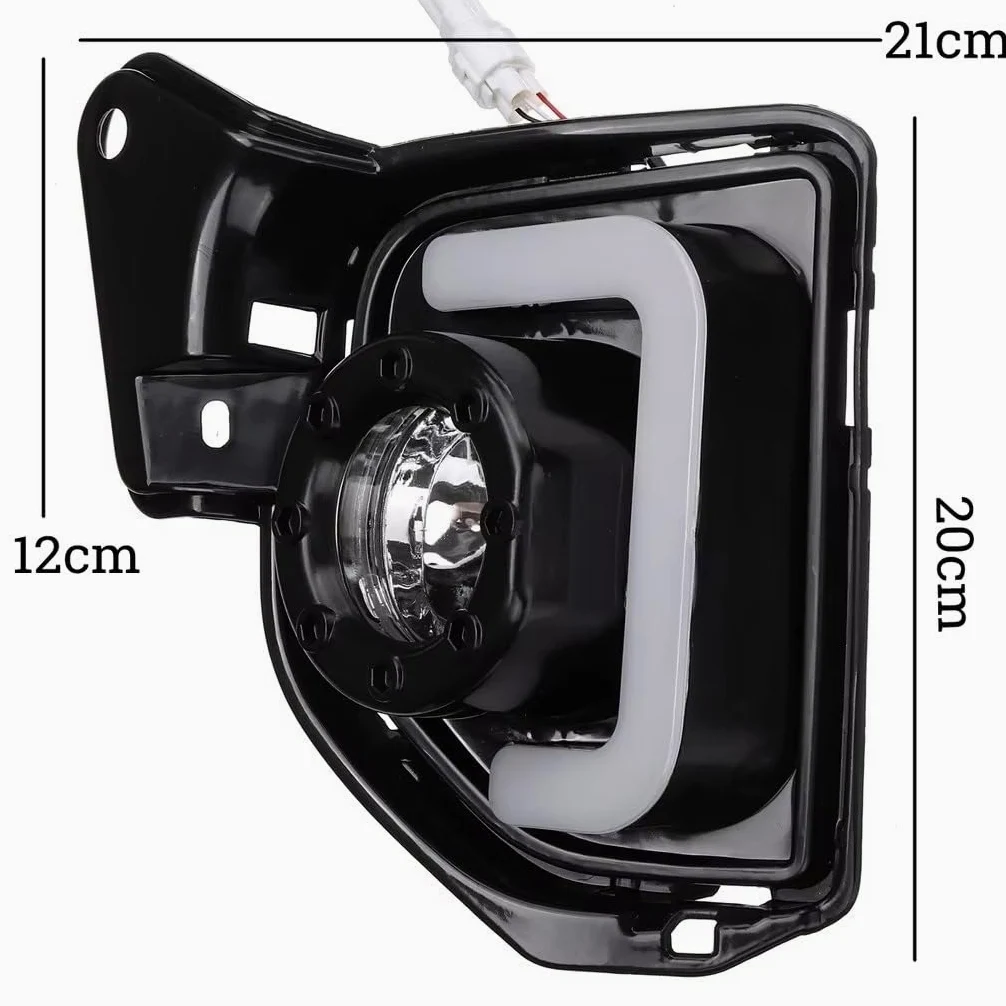 Luz De Circulación Diurna Para Toyota Para Hiace 2014-2018 Conjunto De Lámpara Antiniebla Luces Diurnas Led DRL Circulación Diurna Con Bombillas H11 6000K ~ 6700K