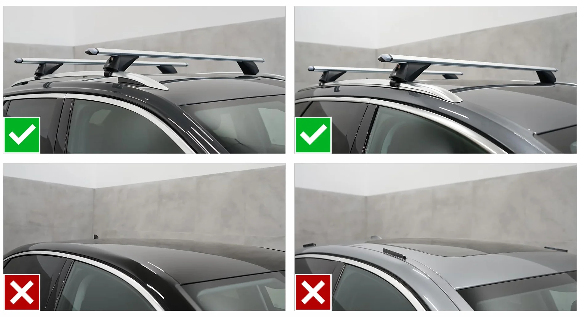 Universal Bacas Barras de Techo RIELES Compatible con Renault Espace Vi SUV 2023- MAX 90 kg 120 cm Aluminio
