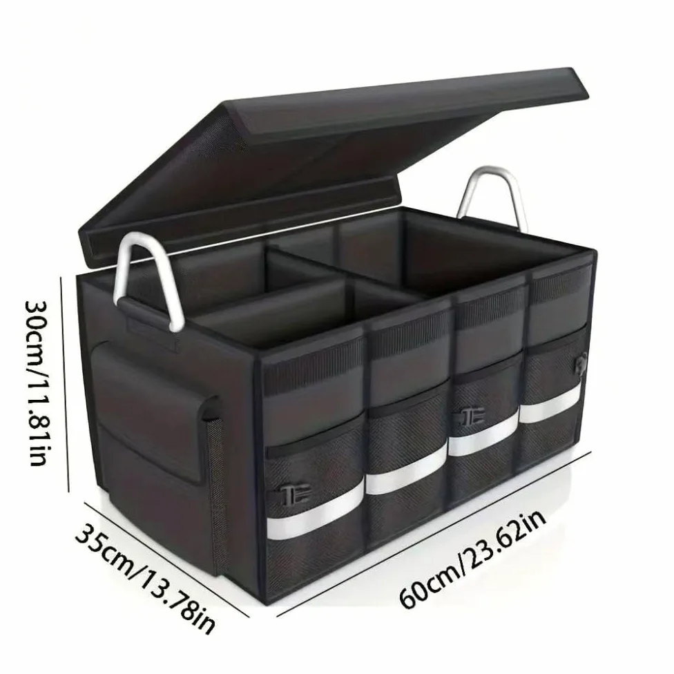 Organizador Maletero Coche para Chevrolet Captiva, Organizador de Maletero de Coche Caja Plegable para el Coche Organizador para Maletero de Coche,B