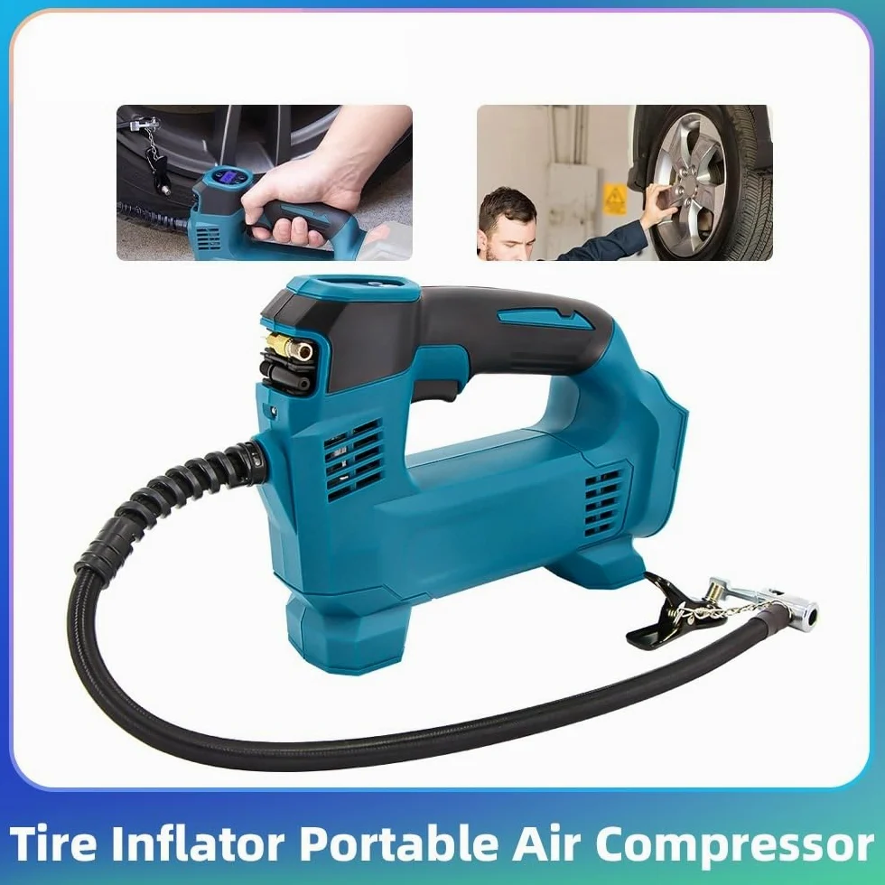 Inflador Ruedas Coche Inflador de neumáticos de 150 PSI, compresor de aire portátil, bomba de neumáticos con manómetro Digital para coches, camiones y bicicletas Compresores de aire portátiles
