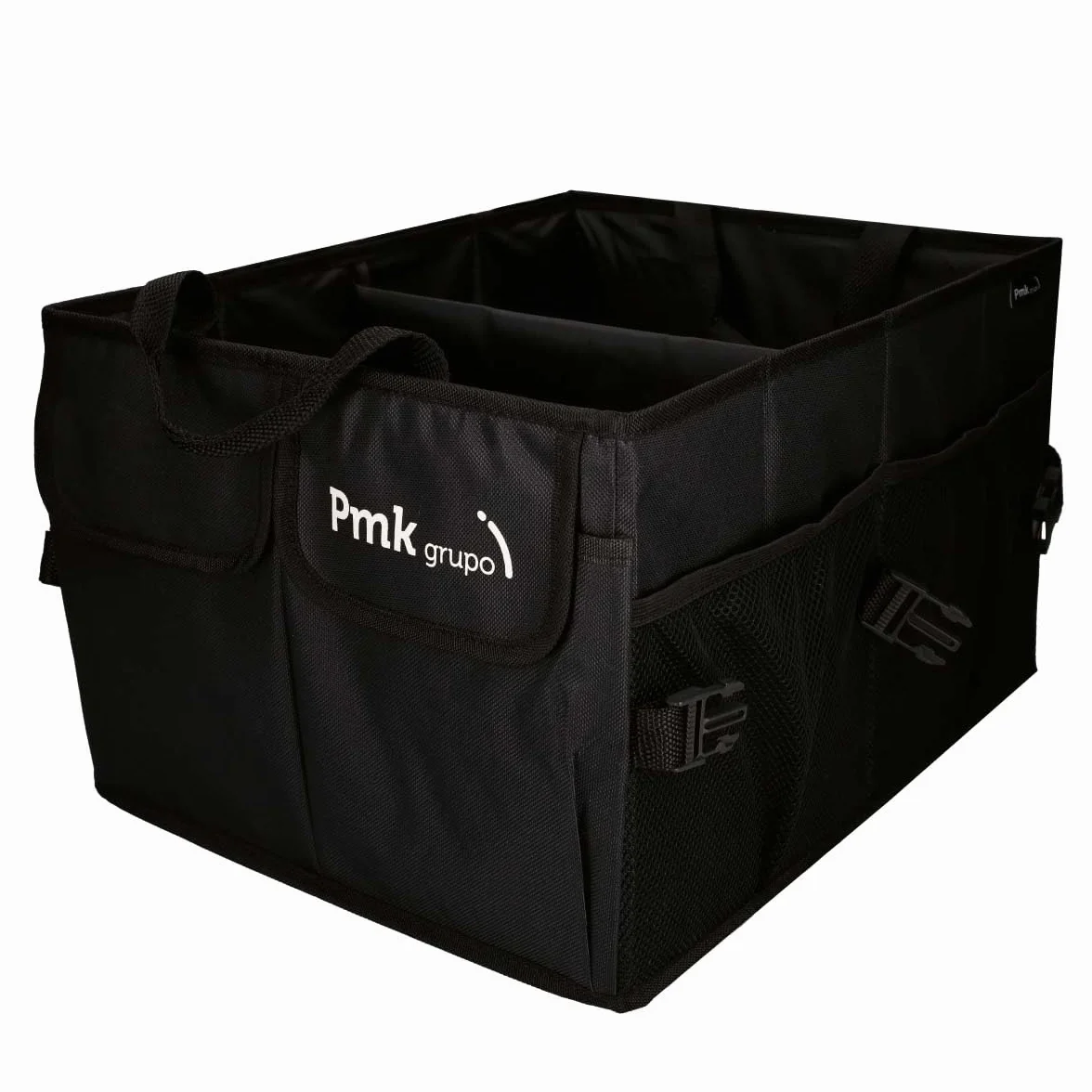 PMK GRUPO - Organizador Maletero Coche | Organizador Coche Impermeable Plegable Gran Capacidad Ajustable - Color Negro - 1 Unidad