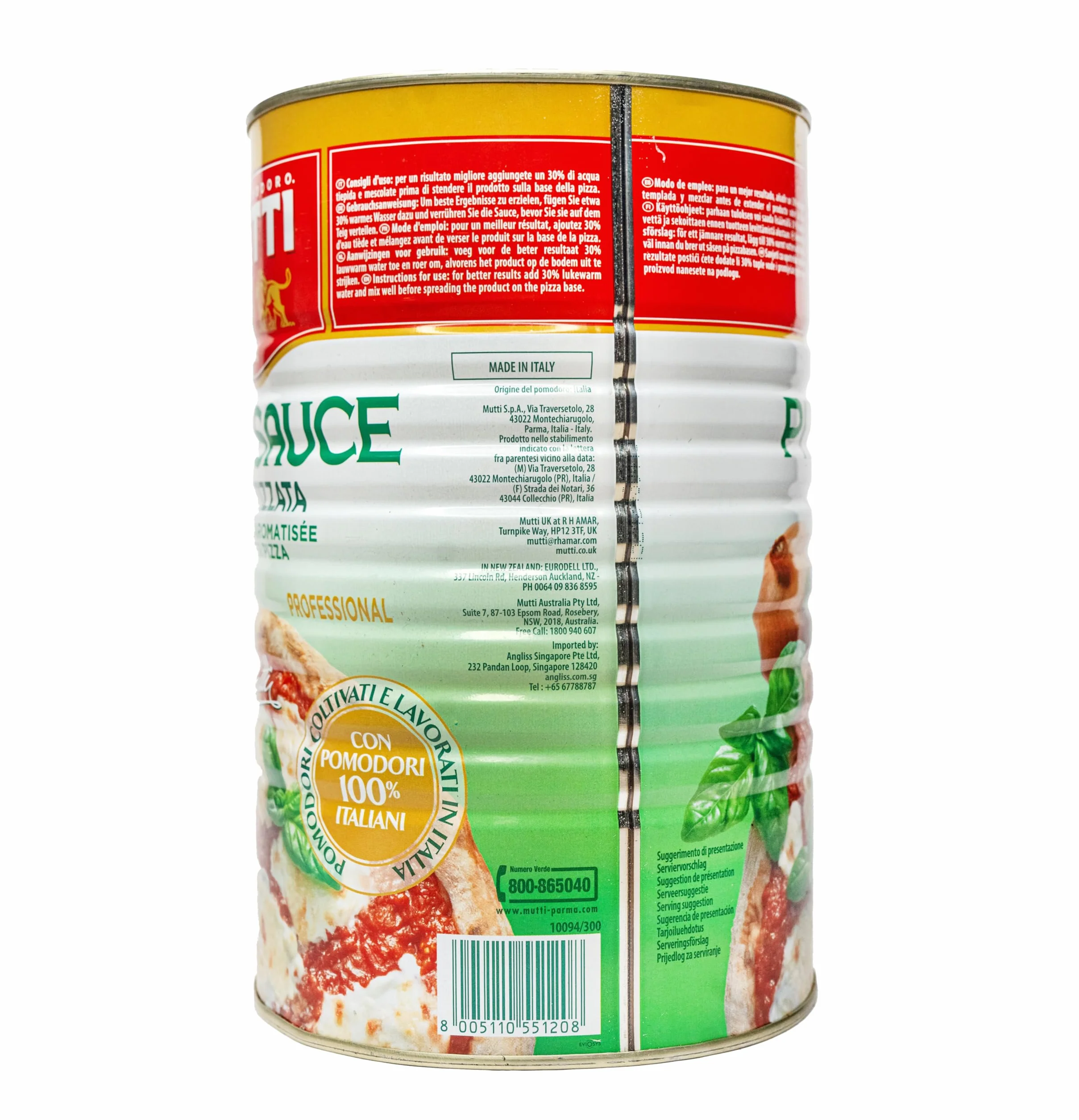 Tomate Pizza Sauce Aromatizzata