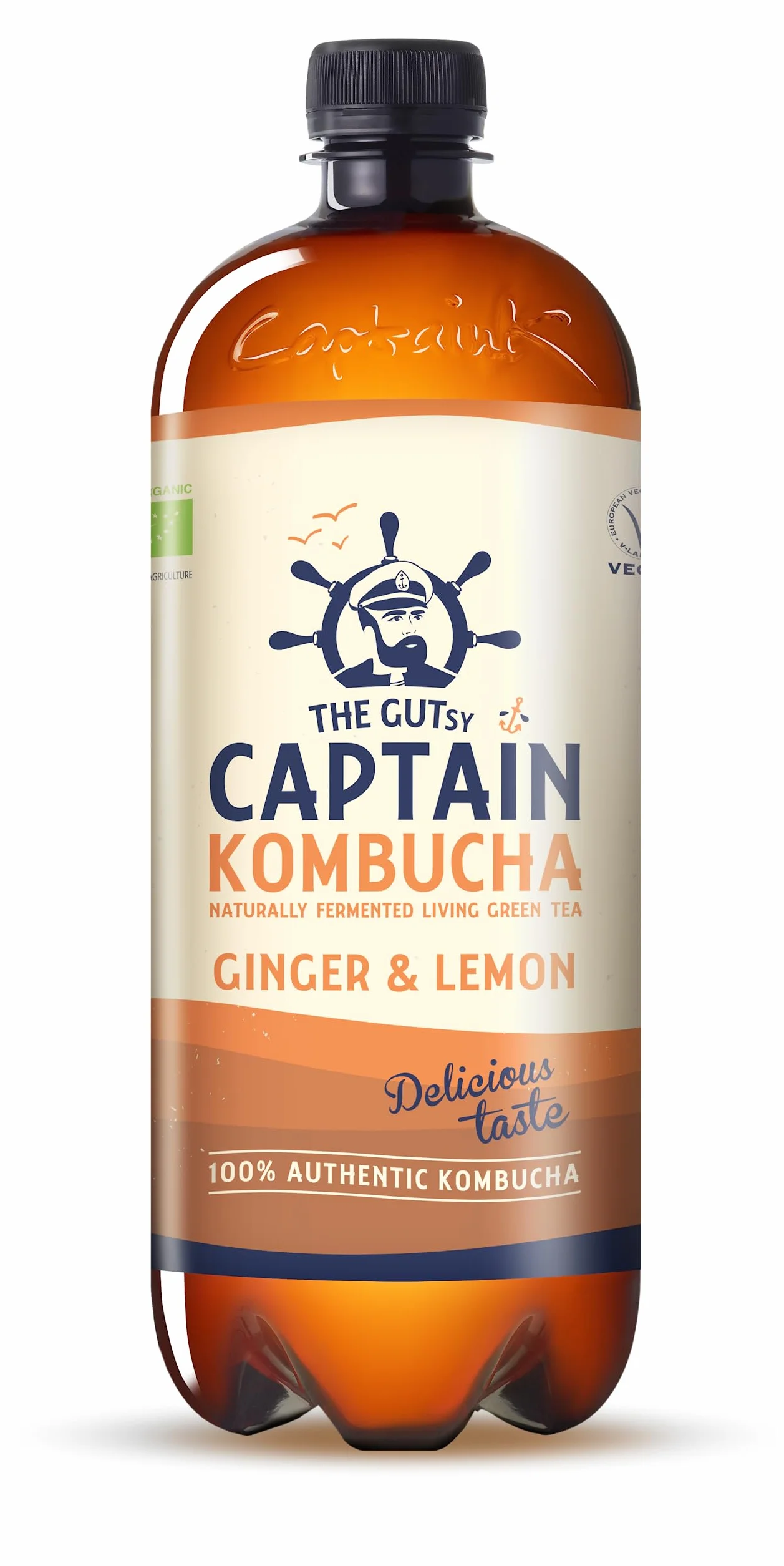 Kombucha Jengibre y Limón 1 litro Sin Frío
