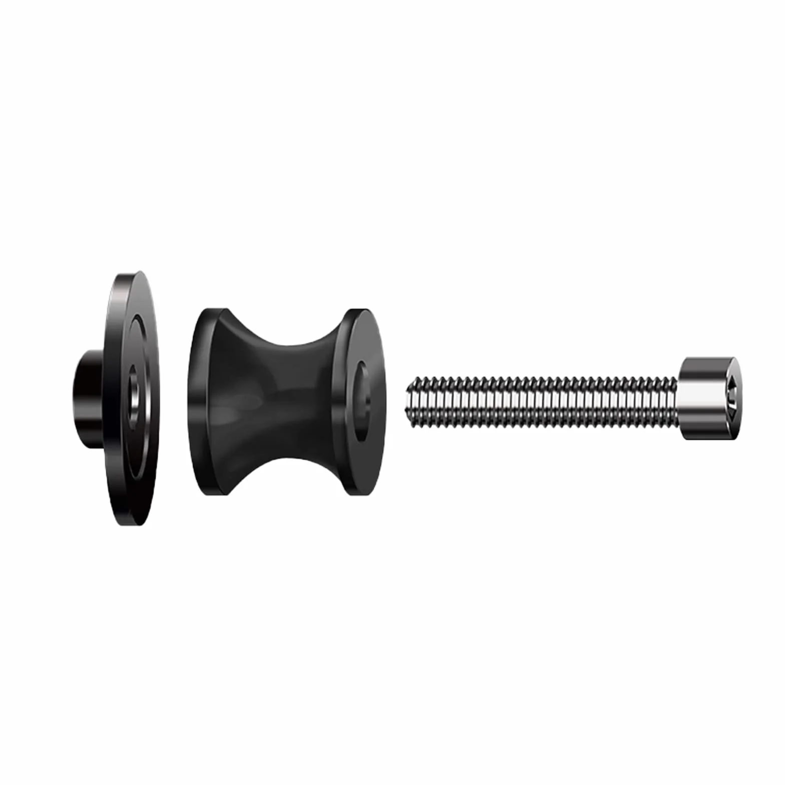 CNC Aluminio Diabolos M10 Basculante de Deslizadores Tornillos del Soporte para Duke 125 200 2012-2015 Duke 390 2013-2015-Naranja