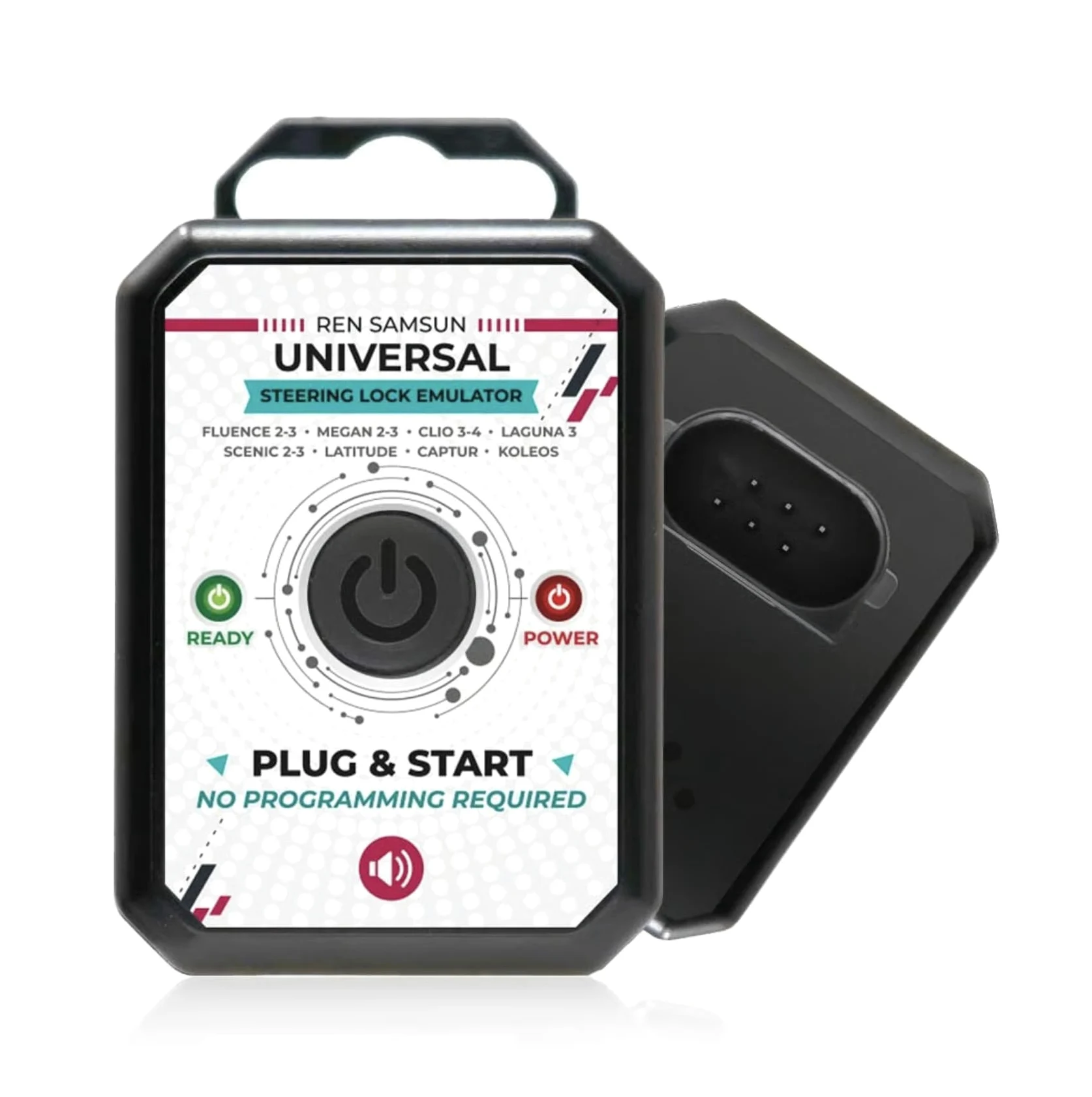 Emulador ESL ELV compatible con Renault | Megane 2 3 Clio 3 4 Scenic Laguna 3 Fluence Captur | Fallo bloqueo dirección | Diagnóstico Plug & Play | No compatible con Laguna 2