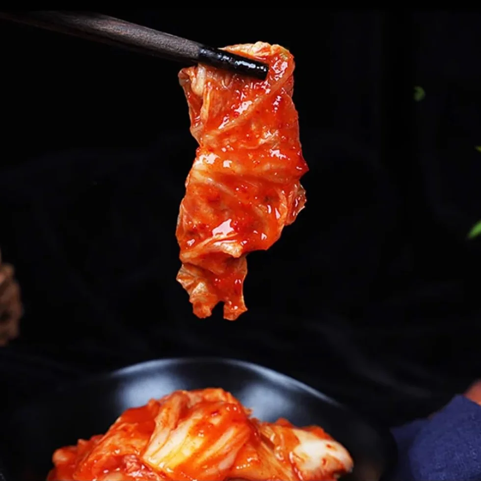 Kimchi Coreano Lata 160g Vegano sin Gluten 8 Unidad