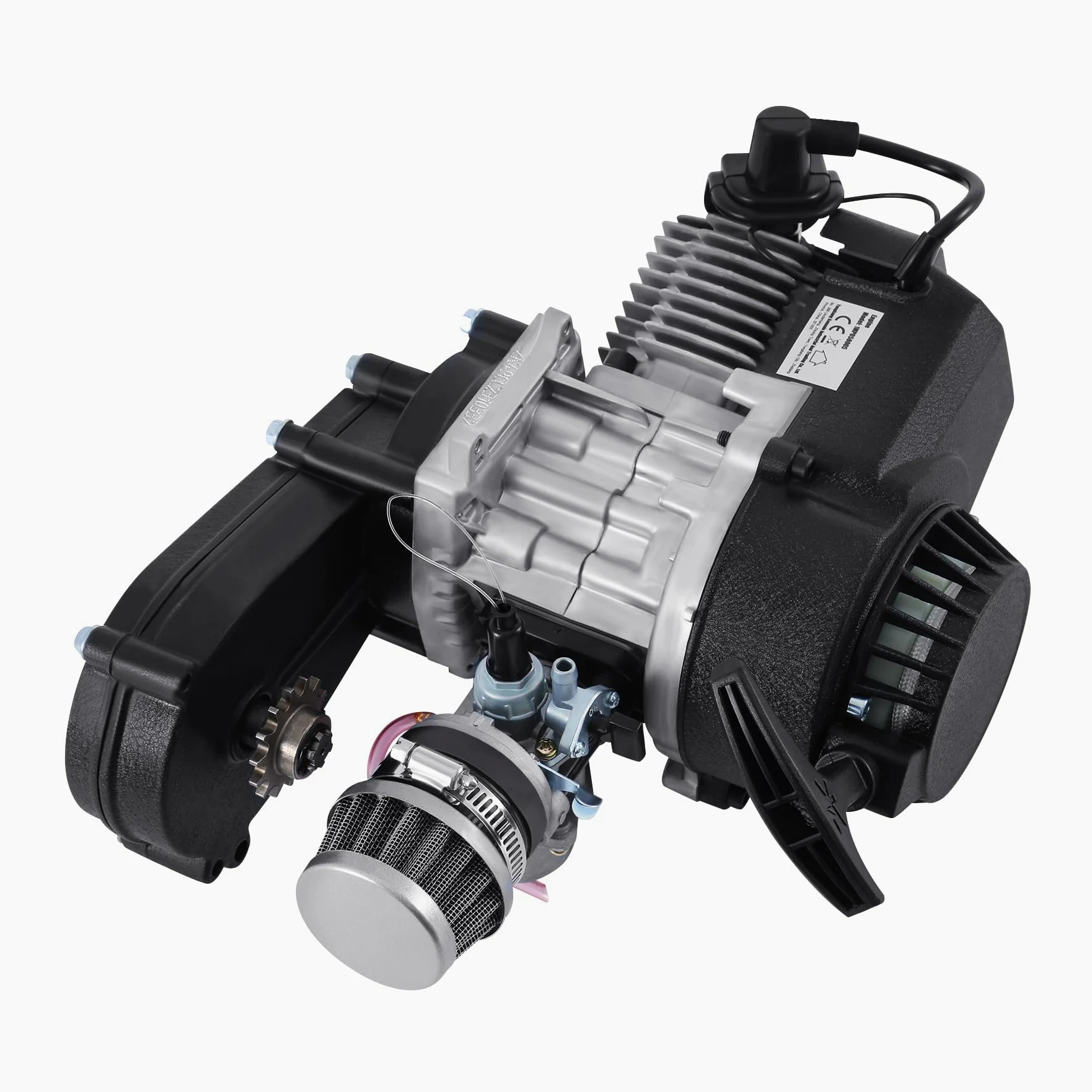 Samger 49cc 50cc 2-Takt Engine Motor Dirt Bike Cross Pocket Bike Dirt Bike Mini ATV Quad Transmisión Carburador