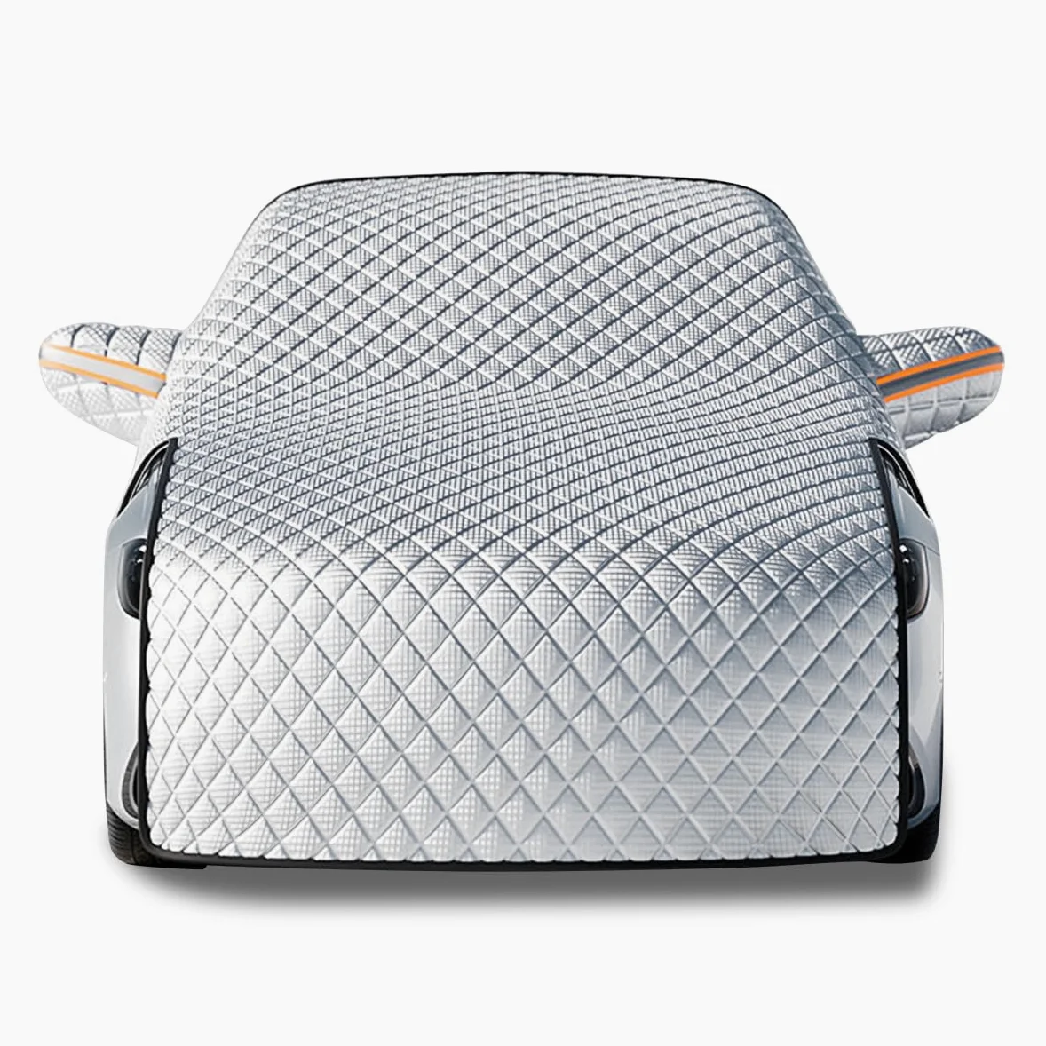 JNNJ Protector De Parabrisas, Parasol Coche Delantero, Funda Plegable Impermeable Antihielo UV