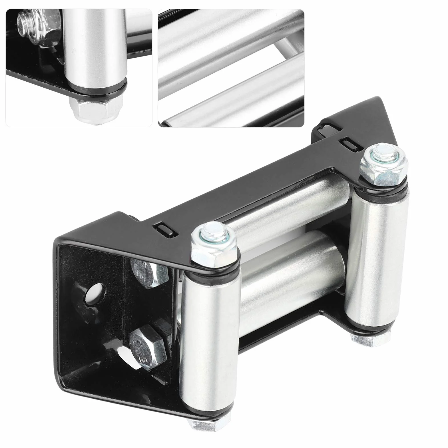 Lado a Lado Winch Cable Roller Fairlead Heavy Duty 125 Mm/5 Pulgadas Diatance Universal