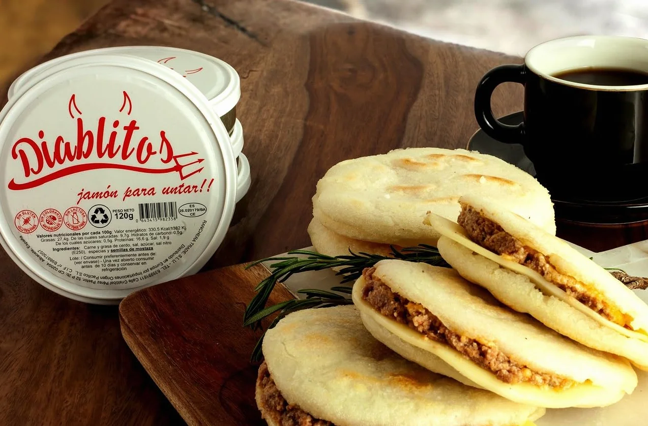 Pack 3 Latas Jamón Endiablado Diablitos 120 g – Auténtico Sabor Venezolano