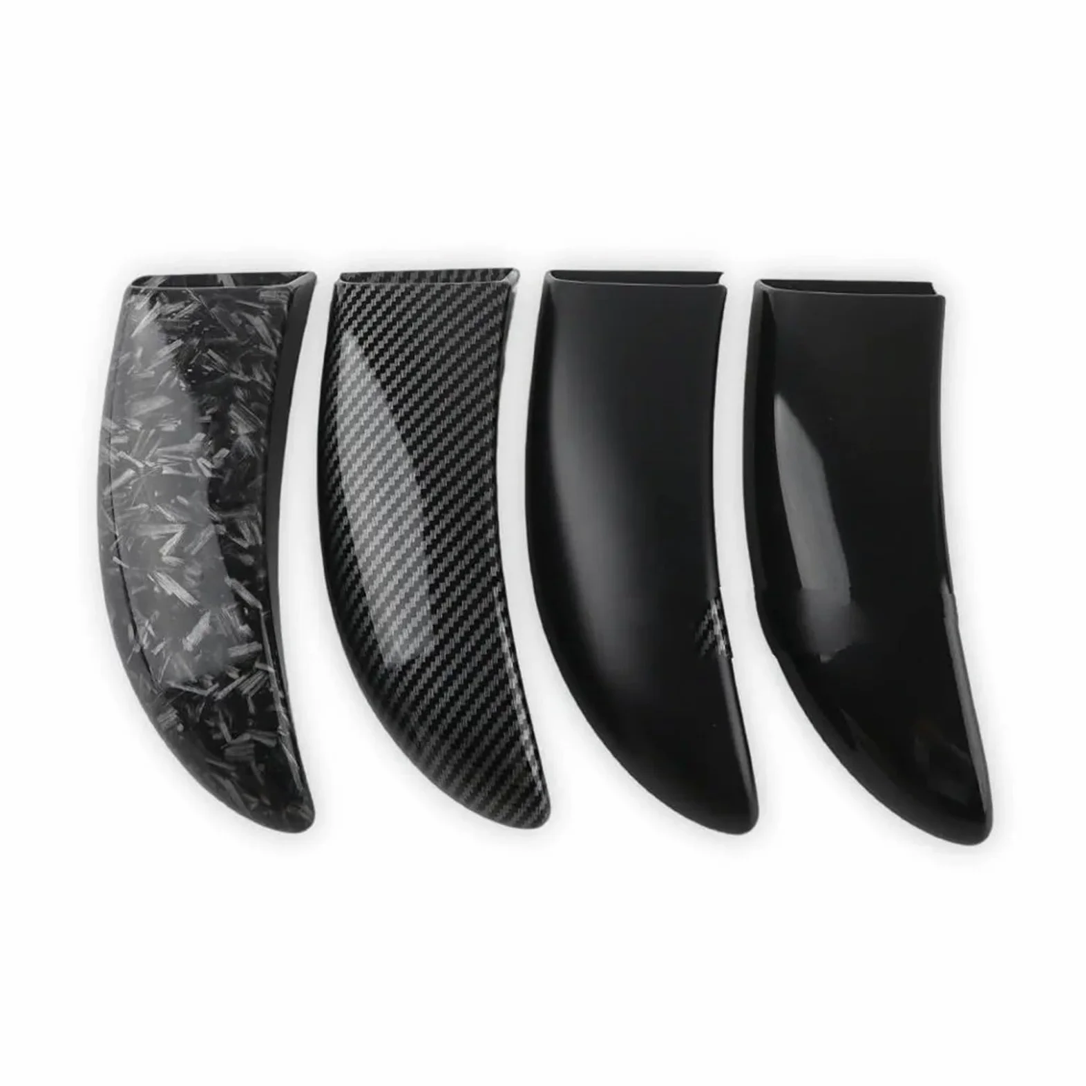 Conductos de refrigeración de aire de pinza Cubierta de radiador de pinza delantera de motocicleta, compatible con Ducati XDIAVEL S, XDIAVEL 1199, Panigale 1299 y Hypermotard 796.(Matte Black)