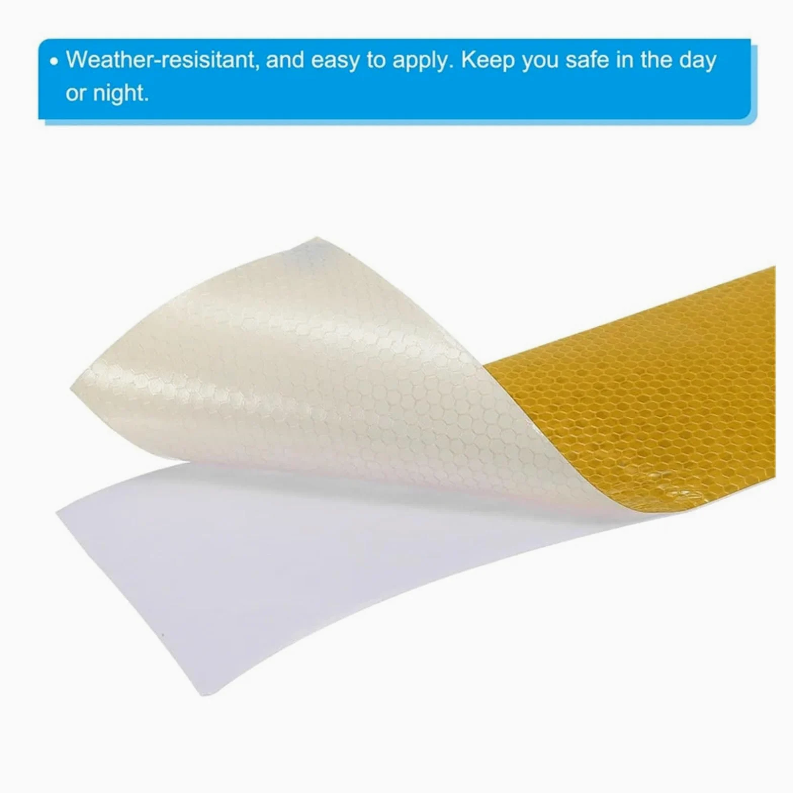 Cinta reflectante adhesiva de 10 cm x 10 m, blanca, roja, fluorescente, amarilla y azul con estrellas brillantes, reflectoras, pegatinas de película, tiras decorativas for coche.(Flu shiny stars)