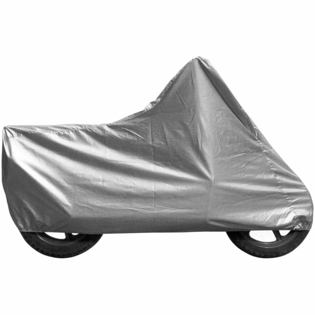 PARENCE.- Funda Impermeable para Moto y Bicicleta 205x125 cm – Protección Exterior e Interior Resistente a los Rayos UV, al Polvo y a la Intemperie – Funda Ligera de Aluminio con Cierre