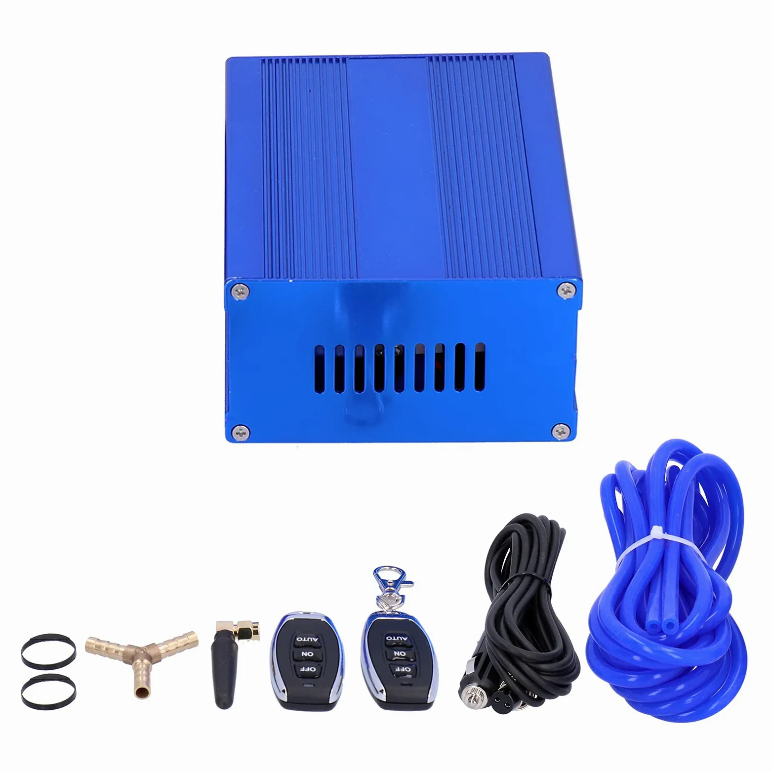 Kit de Válvula de Escape del Automóvil Dispositivo de Controlador de Vacío Eléctrico Azul, Modelos de Alta Confiabilidad Accesorios Automáticos