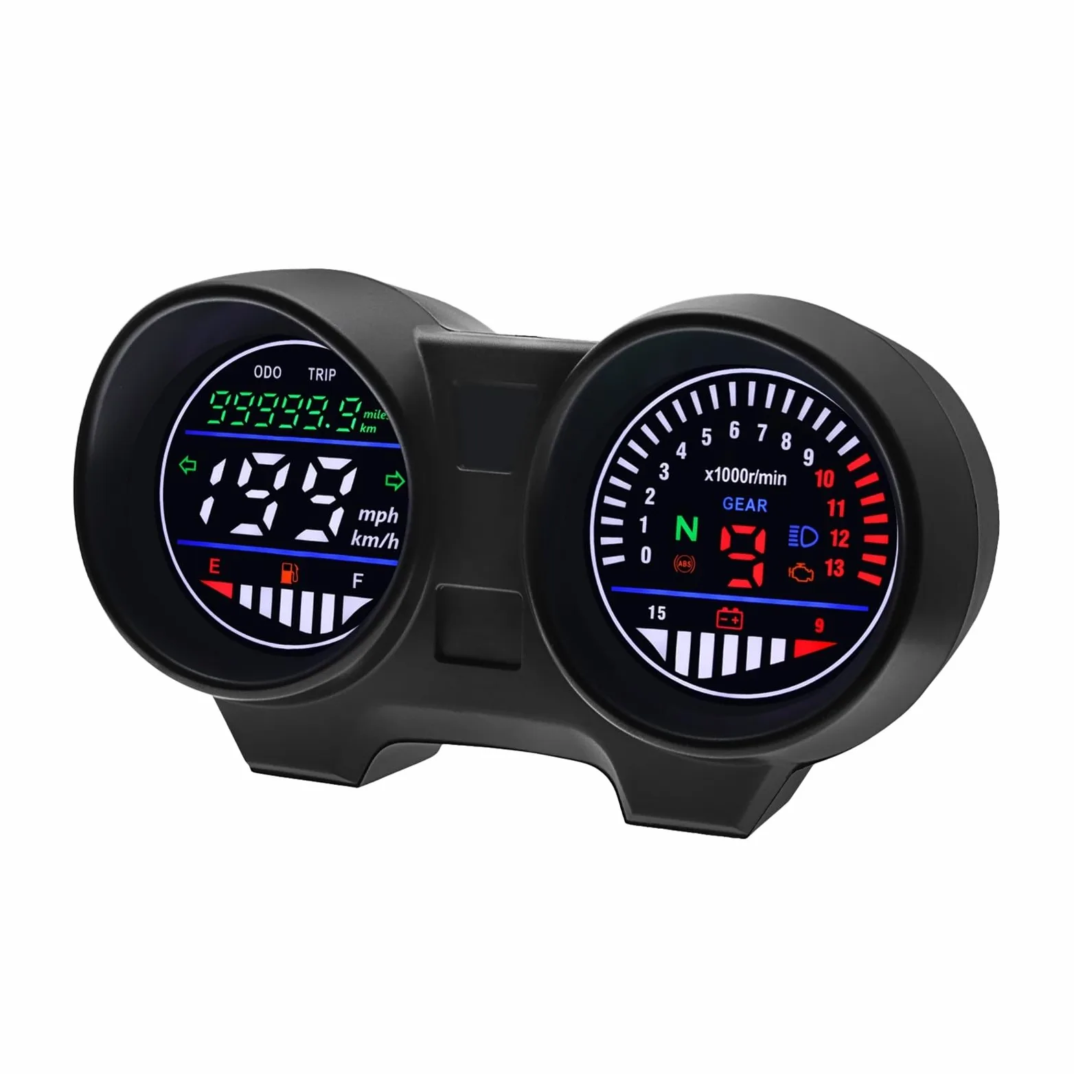 Velocímetro Digital para motocicletas 2024 | Medidor digital de velocidad y RPM para motocicletas 2024 para Brasile para Titan 150 para CG150 Fan150 2010 2012