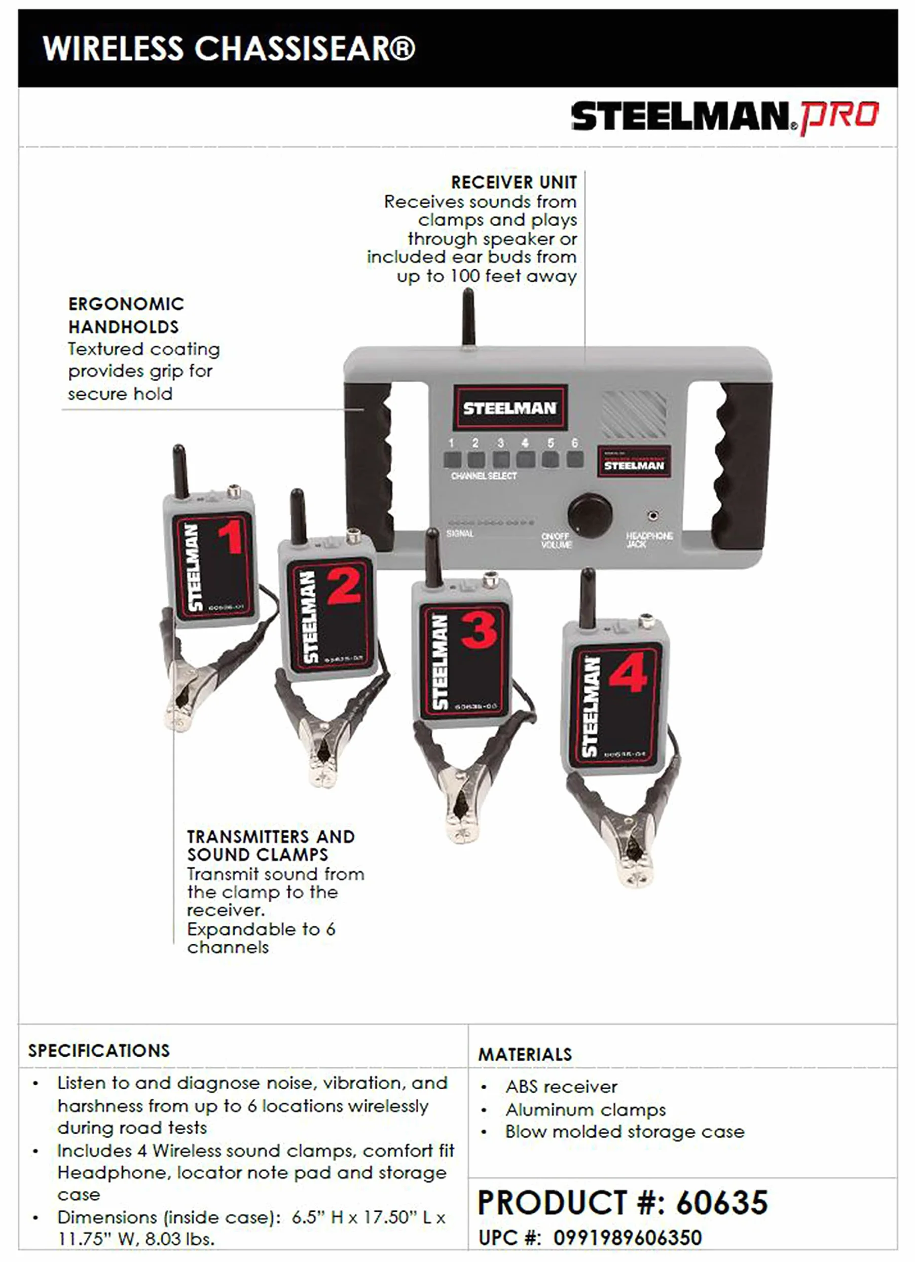 STEELMAN 60635 Herramientas de diagnóstico automotriz Gris