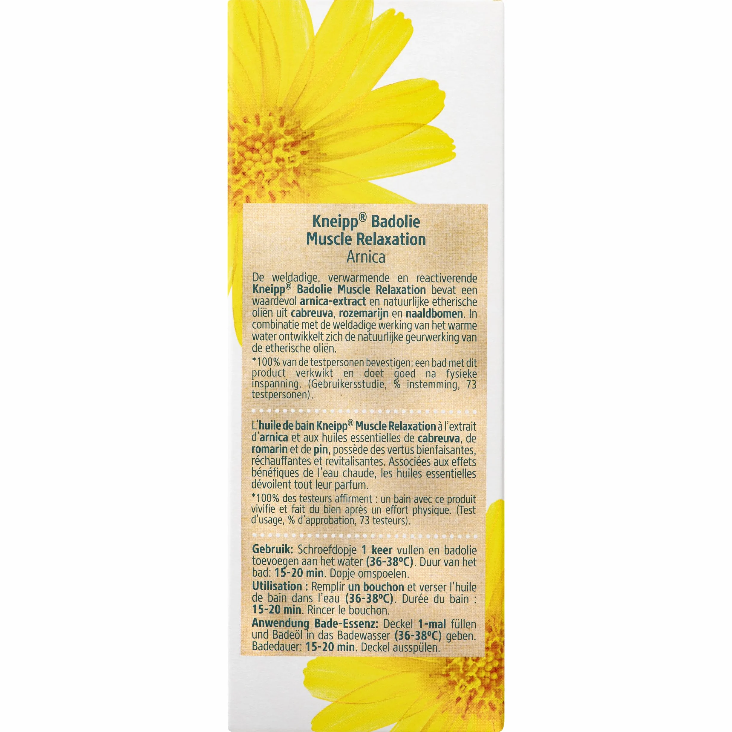 Kneipp Aceite de baño de árnica 100 ml