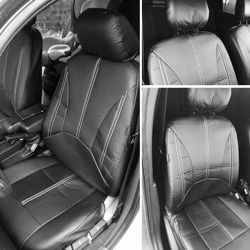 Shkalacar Funda Asiento Coche 9 Piezas Protector Asiento Coche Fundas Coche Asientos Universal 5 Asientos para vehículo SUV
